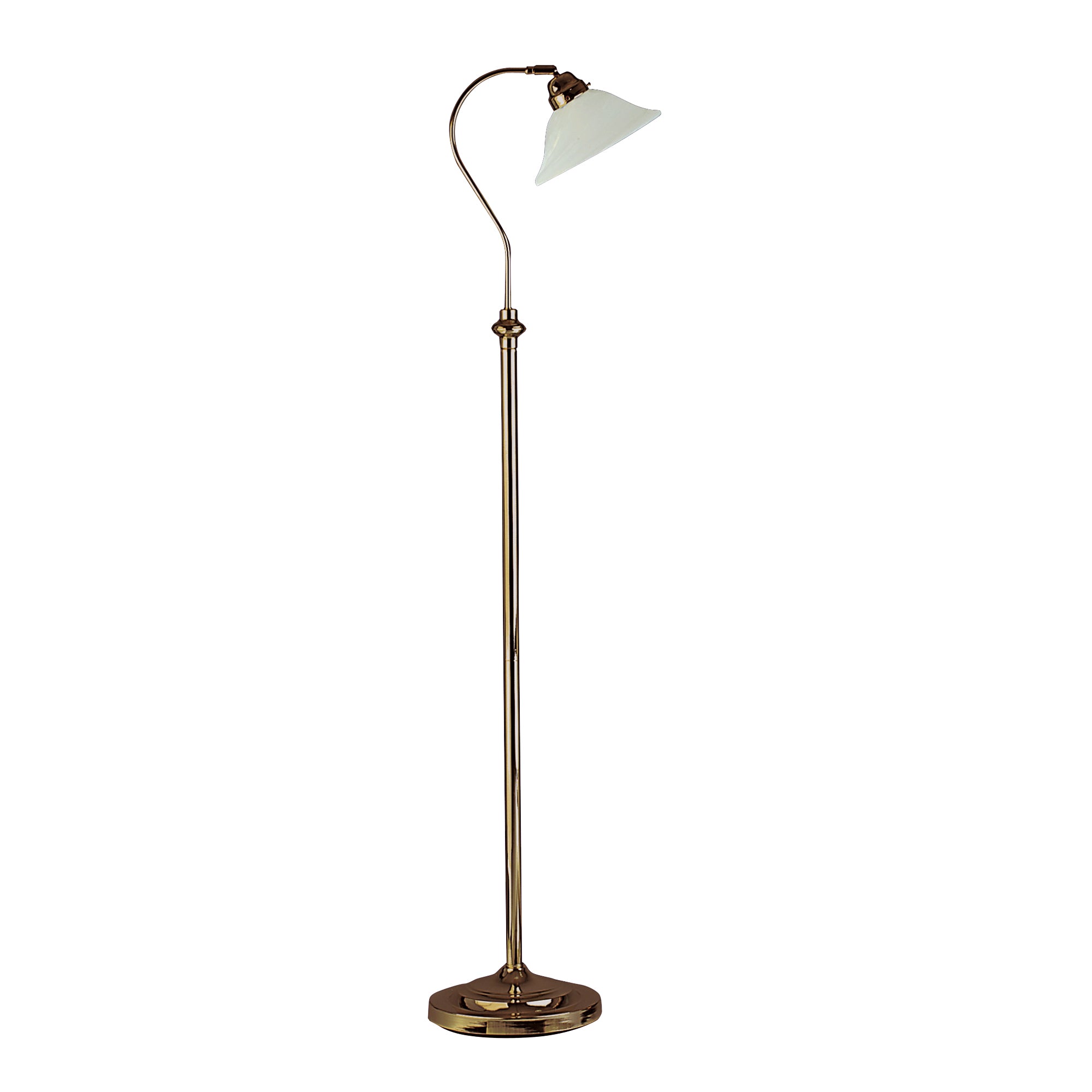 Adjustable Floor Lamp - Antique Brass 250 x 1400