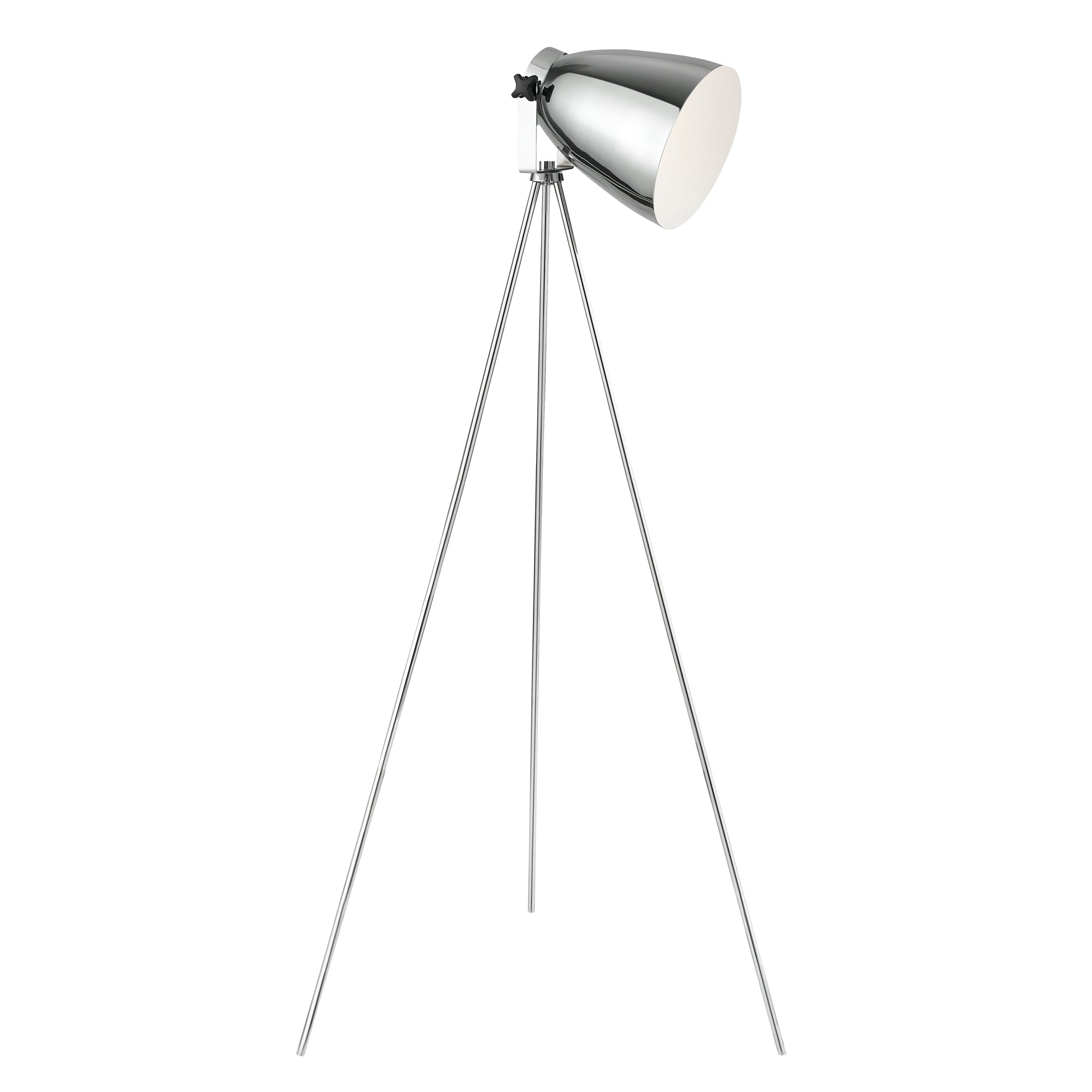 Study Floor Lamp - Chrome