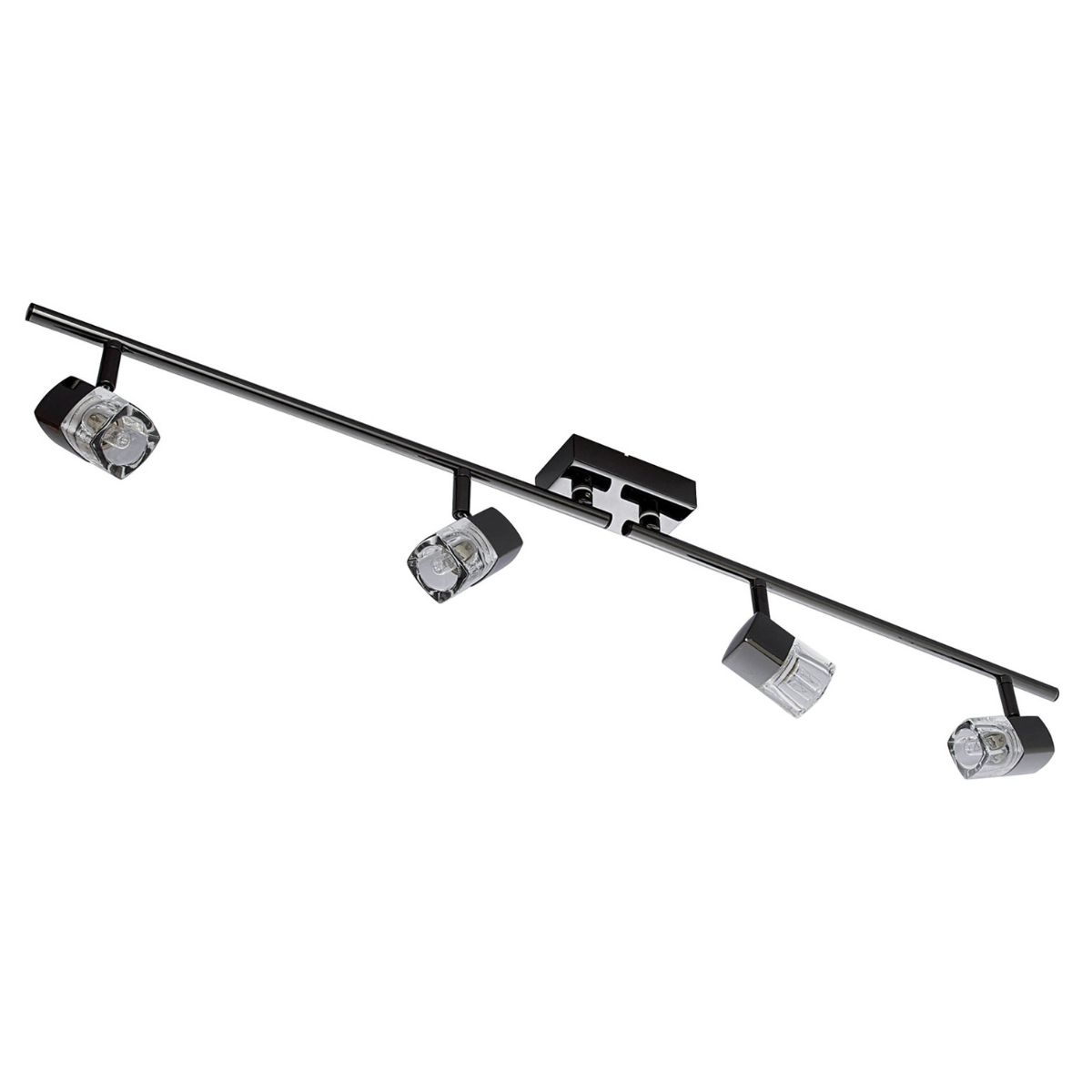 Blocs Split Bar Spotlight - Chrome & Clear Glass