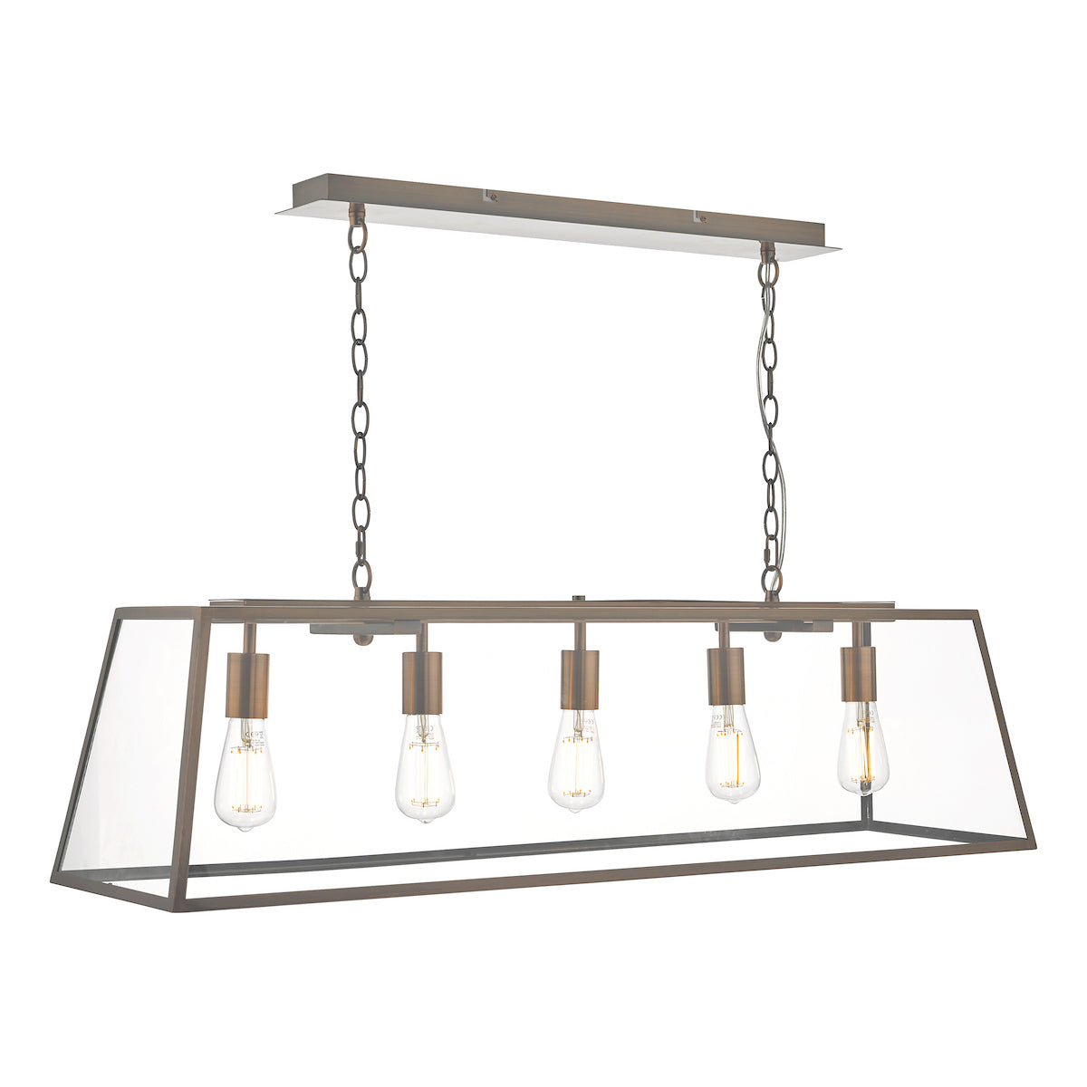 ACADEMY 5LT BAR PENDANT ANTIQUE COPPER