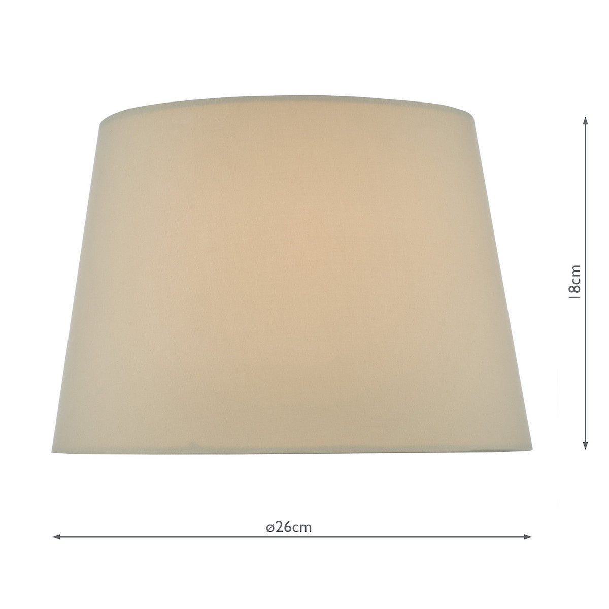 ALINA TAUPE FAUX SILK SHADE FOR ALI4222