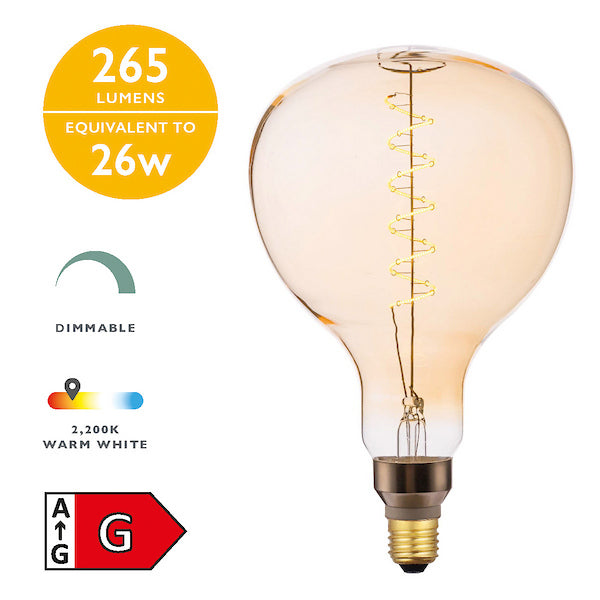 Single Oversized LED Light Bulb ES/E27 4W 265LM