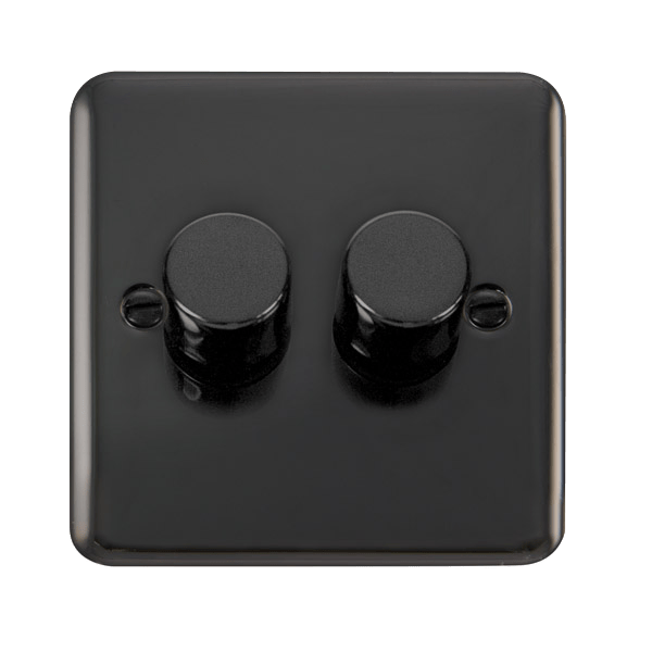 DPBN 2GANG 2WAY 100W LED DIMMER SWITCH