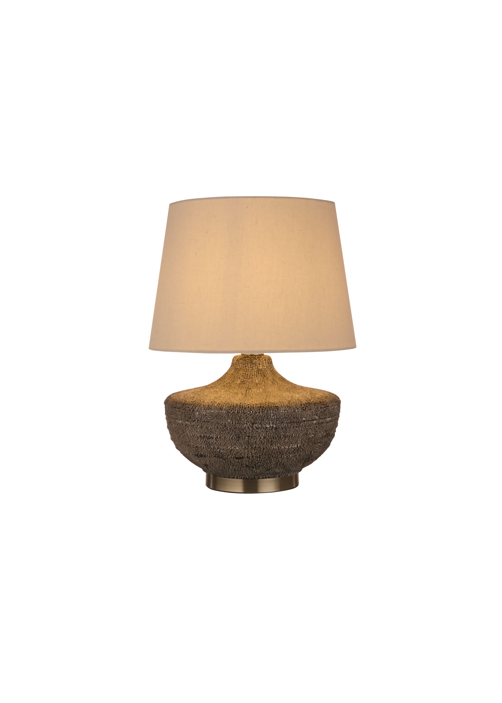 Avaya 1Lt Table Lamp, Ceramic with Linen Shade