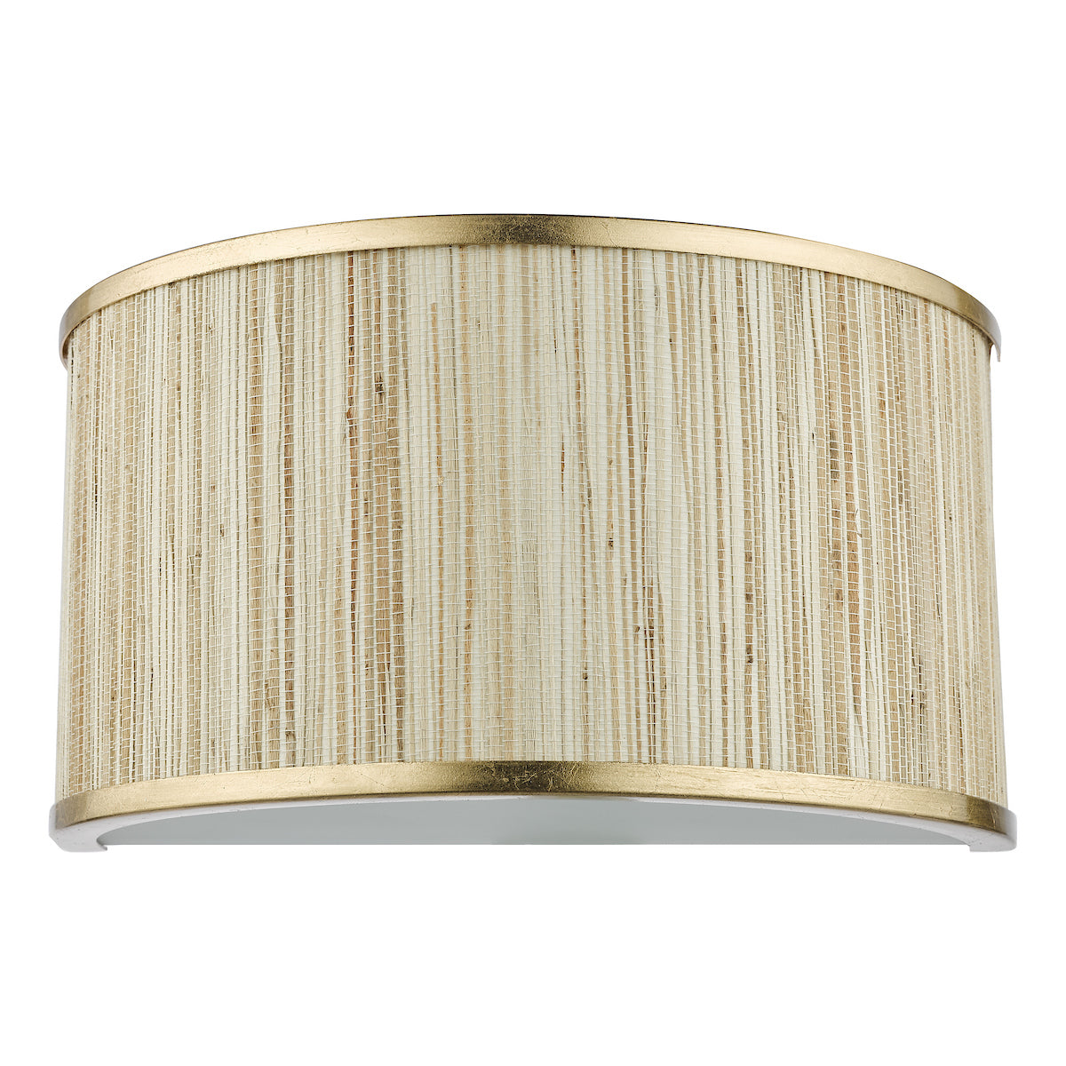 FENELLA 2LT WL GOLD WITH NATURAL SEAGRASS SHADE