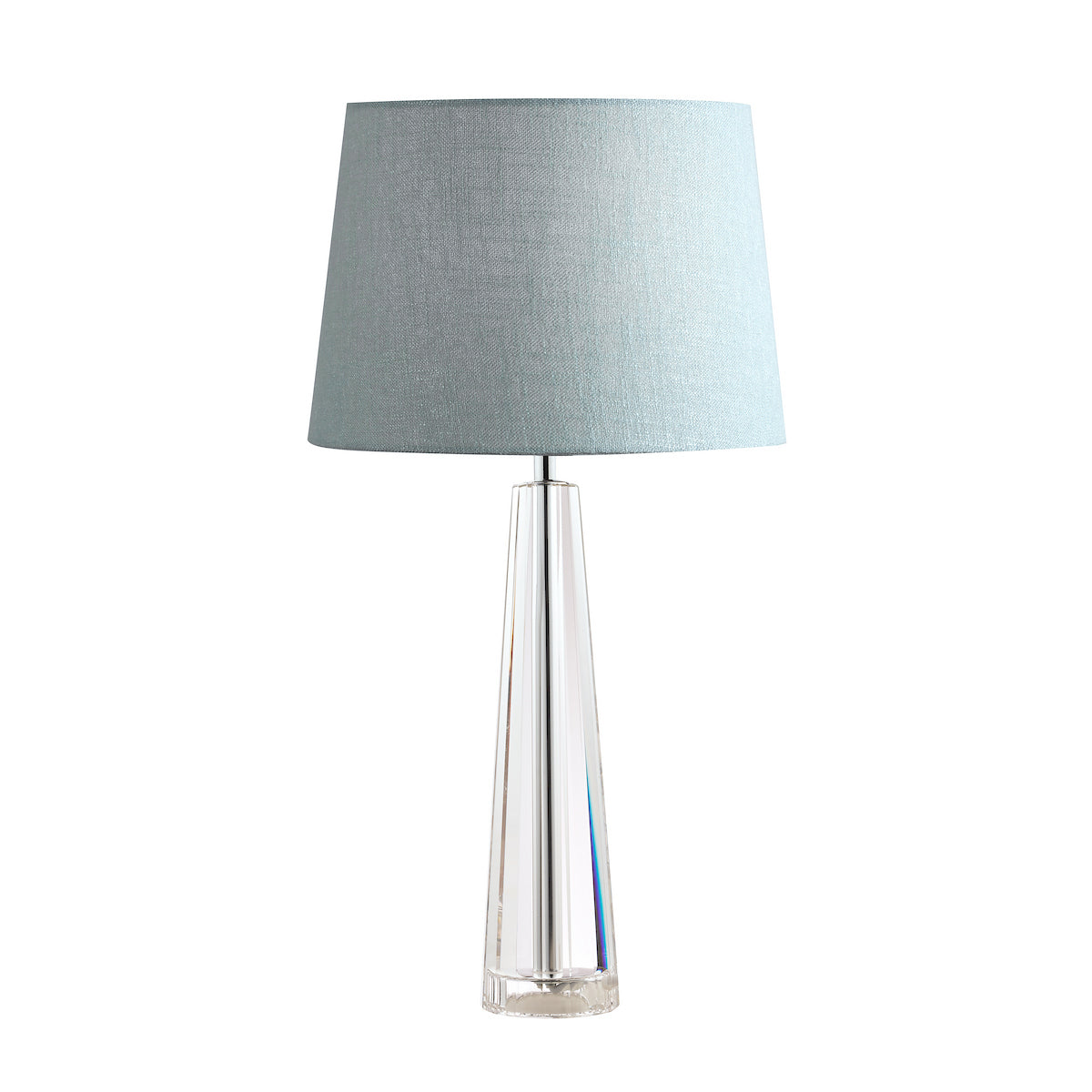 Laura Ashley Blake Medium Table Lamp Crystal Polished Chrome Base Only