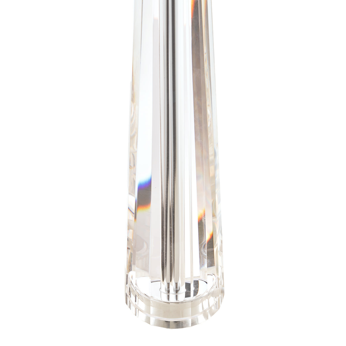 Laura Ashley Blake Large Table Lamp Crystal Polished Chrome Base Only