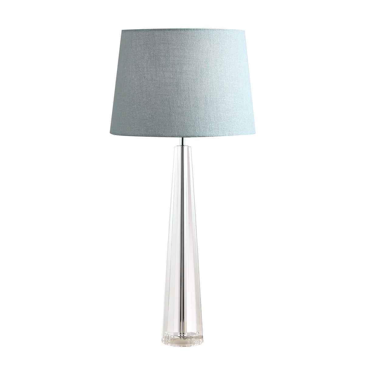 Laura Ashley Blake Large Table Lamp Crystal Polished Chrome Base Only