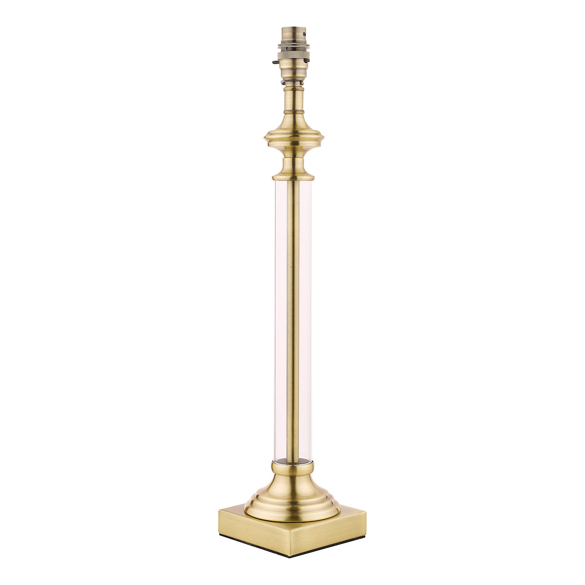 Laura Ashley Winston Table Lamp Antique Brass & Glass Base Only