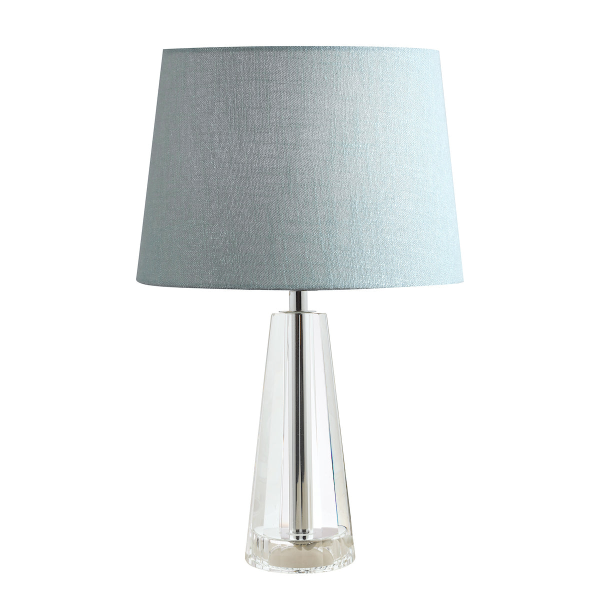 Laura Ashley Blake Small Table Lamp Crystal Polished Chrome Base Only