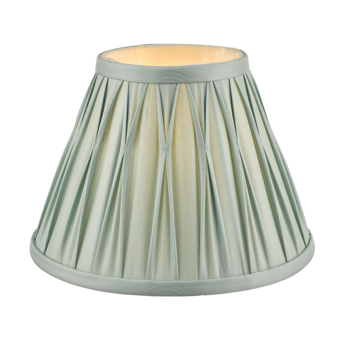 Laura Ashley Fenn Silk Empire Drum Shade Duck Egg 20cm/8 inch