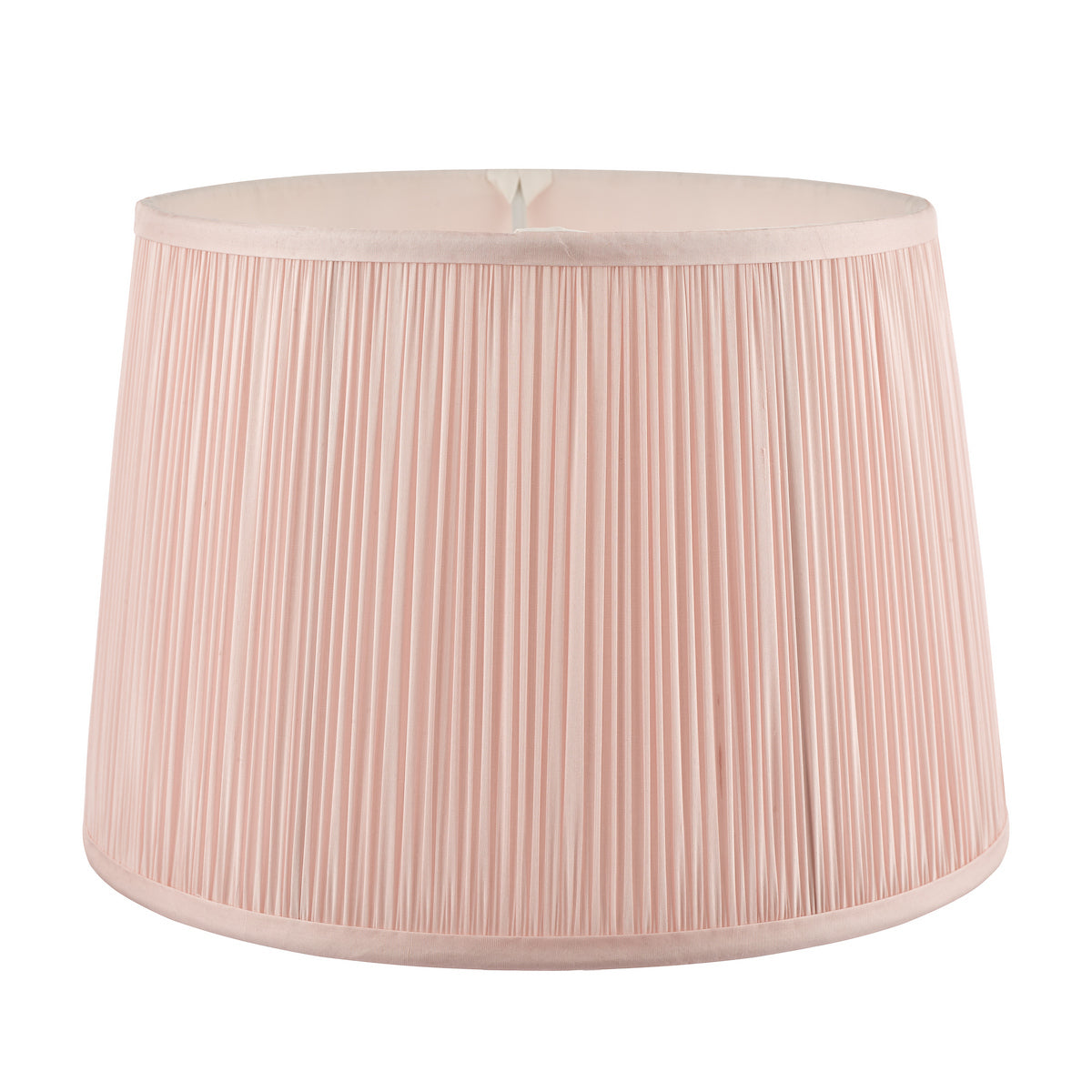 Laura Ashley Hemsley Pleated Silk Empire Drum Shade Pink 25cm/10 inch