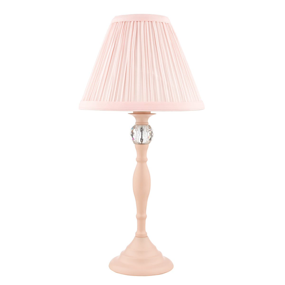 Laura Ashley Ellis Table Lamp Pink With Blush Shade