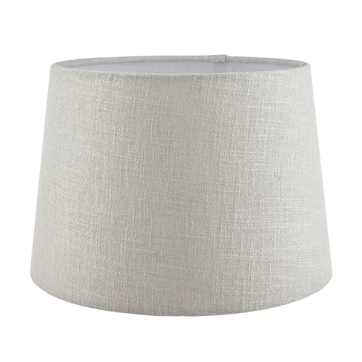 Laura Ashley Bacall Linen Empire Drum Shade Silver 30cm/12 inch