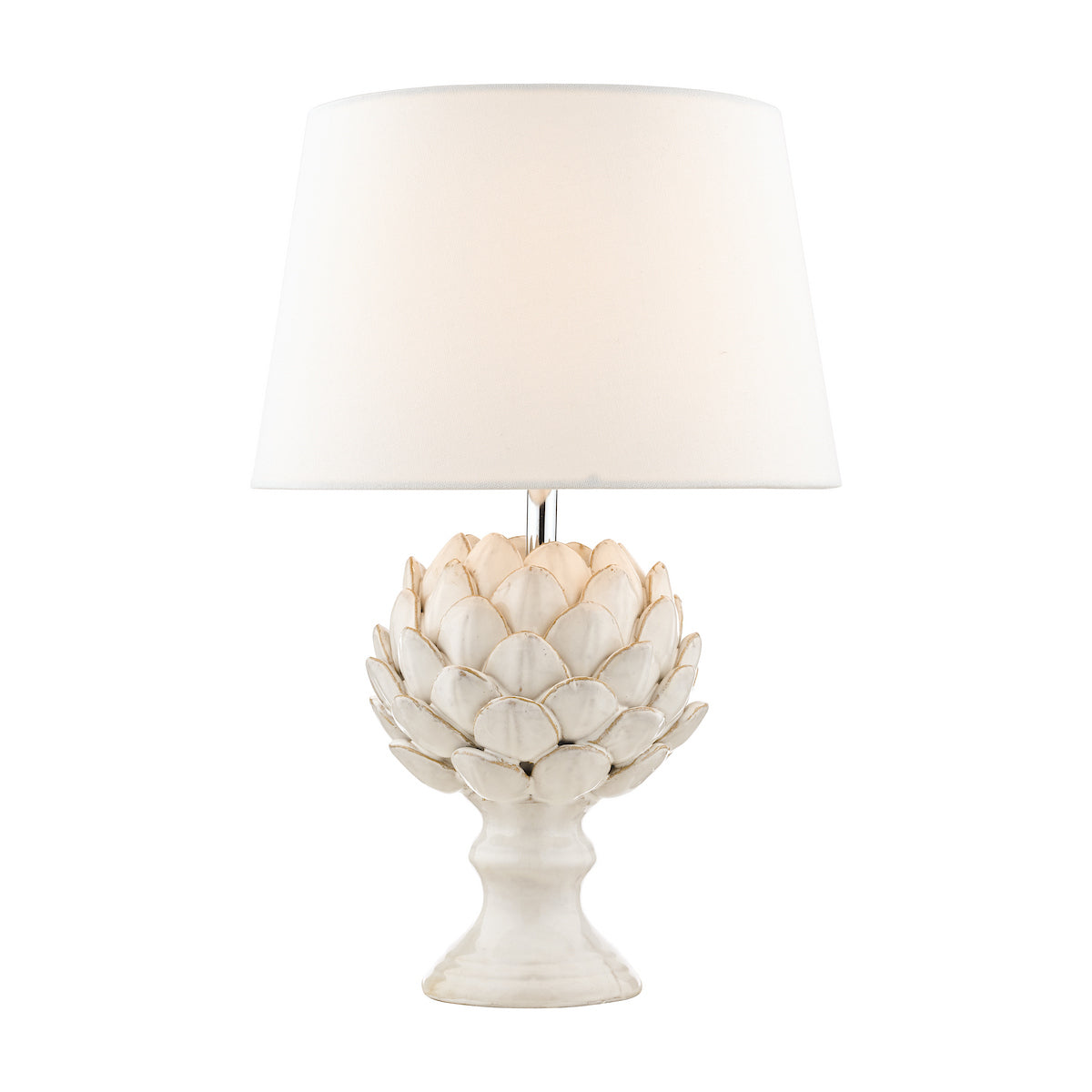 Laura Ashley Artichoke Ceramic Table Lamp With Shade