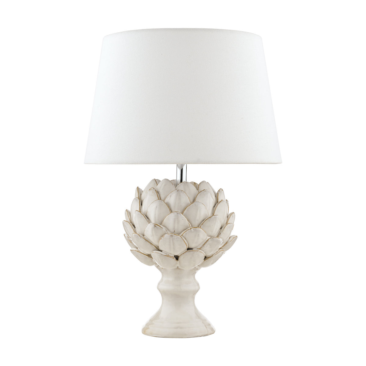 Laura Ashley Artichoke Ceramic Table Lamp With Shade