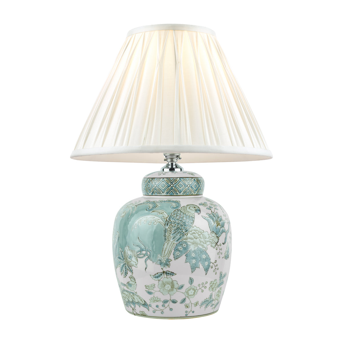 Laura Ashley Elizabeth Ceramic Table Lamp With Bird Print Design Base Only