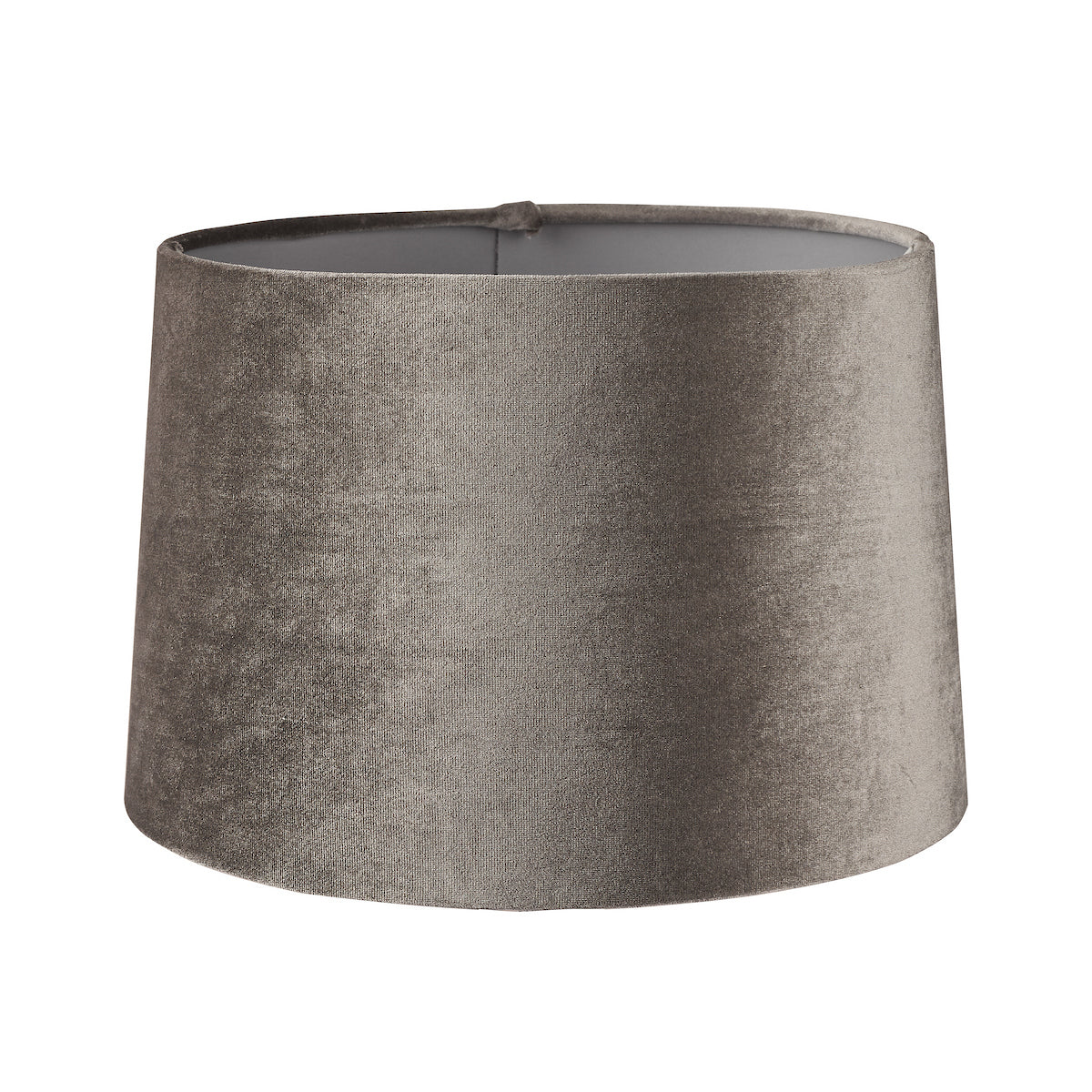 Laura Ashley Velvet Empire Drum Shade Grey 25cm/10 inch