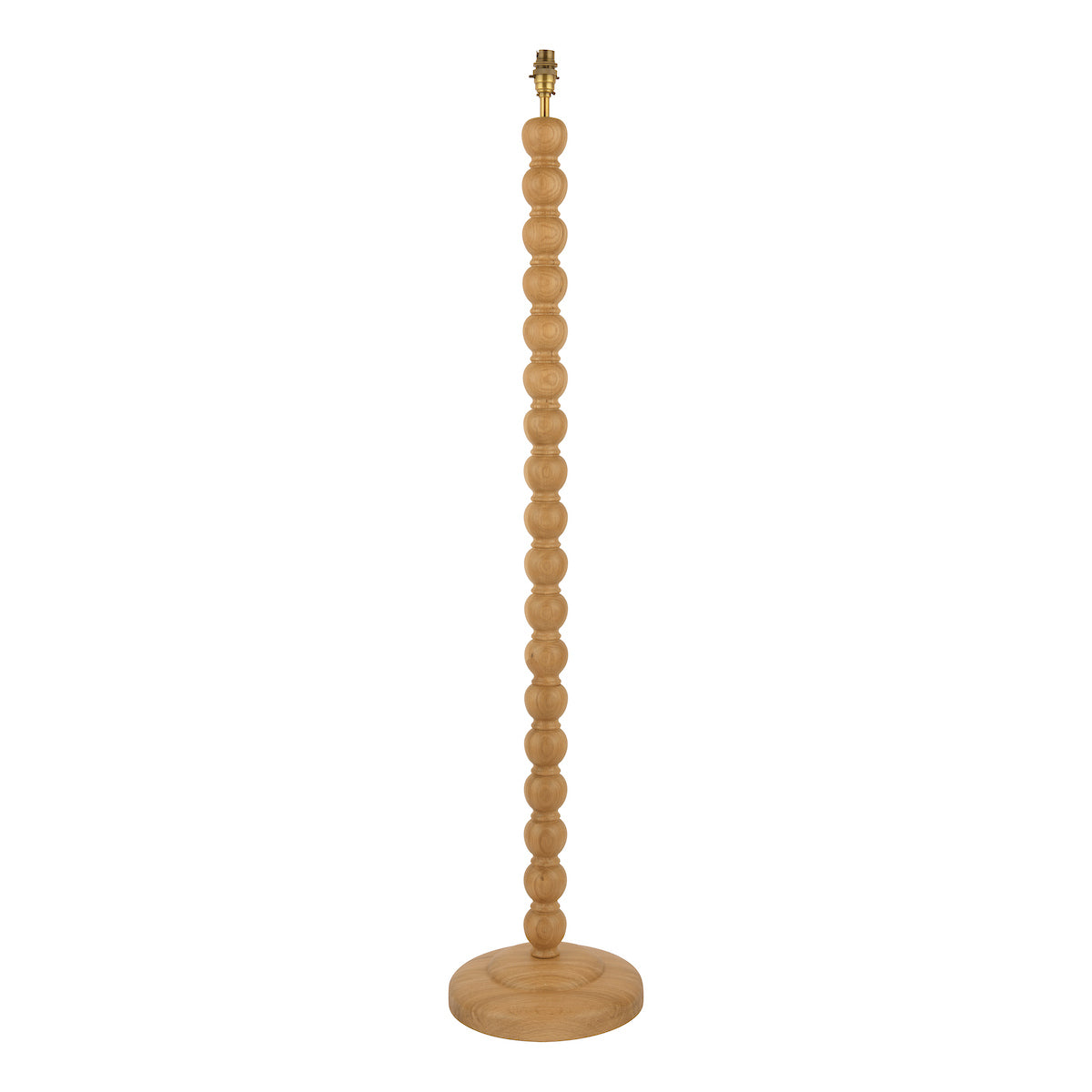 Laura Ashley Maria Floor Lamp Wood & Antique Brass Base Only