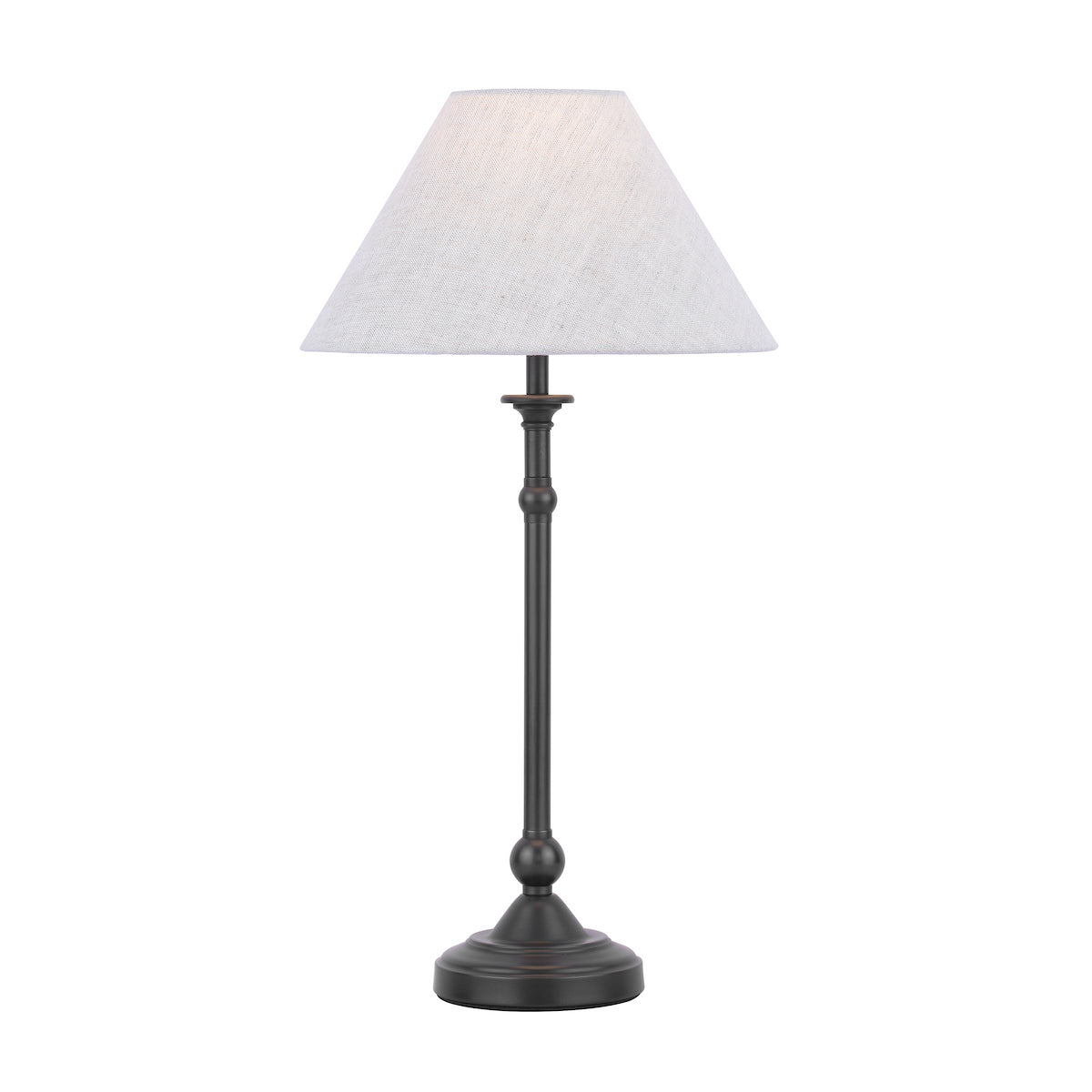 Laura Ashley Ludchurch Table Lamp Industrial Black With Shade