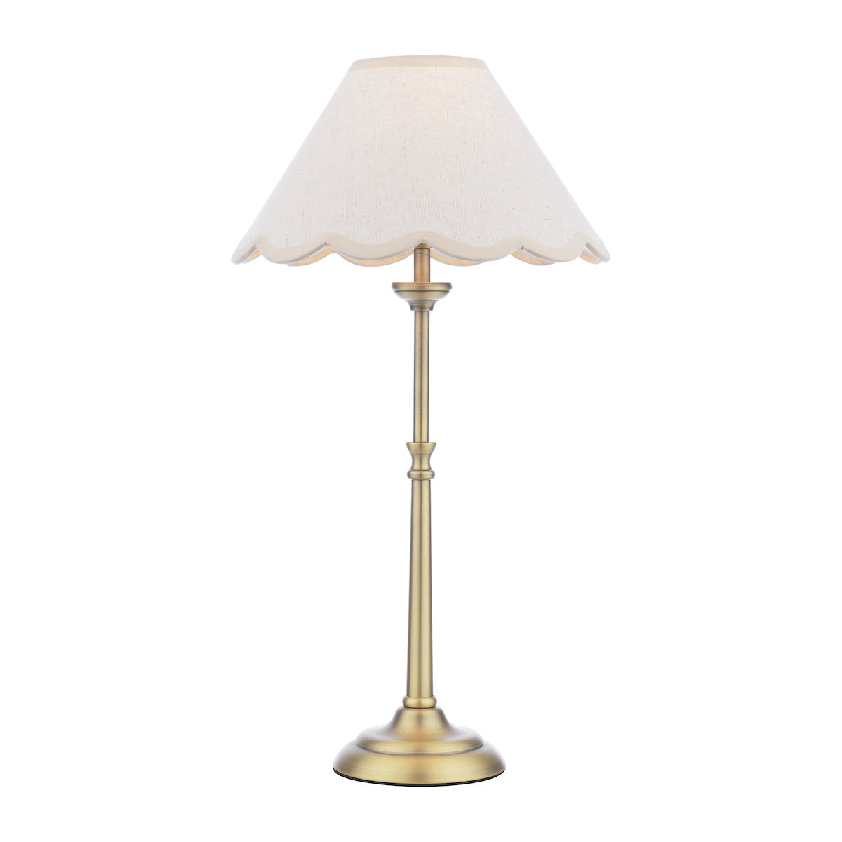 Laura Ashley Cordwell Table Lamp Matt Antique Brass With Shade