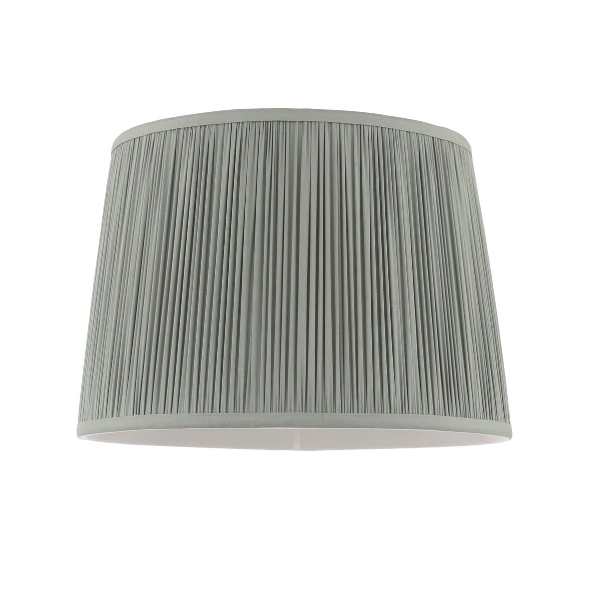 Laura Ashley Hemsley Green 100% Silk Tapered Drum Shade 30cm/12 inch