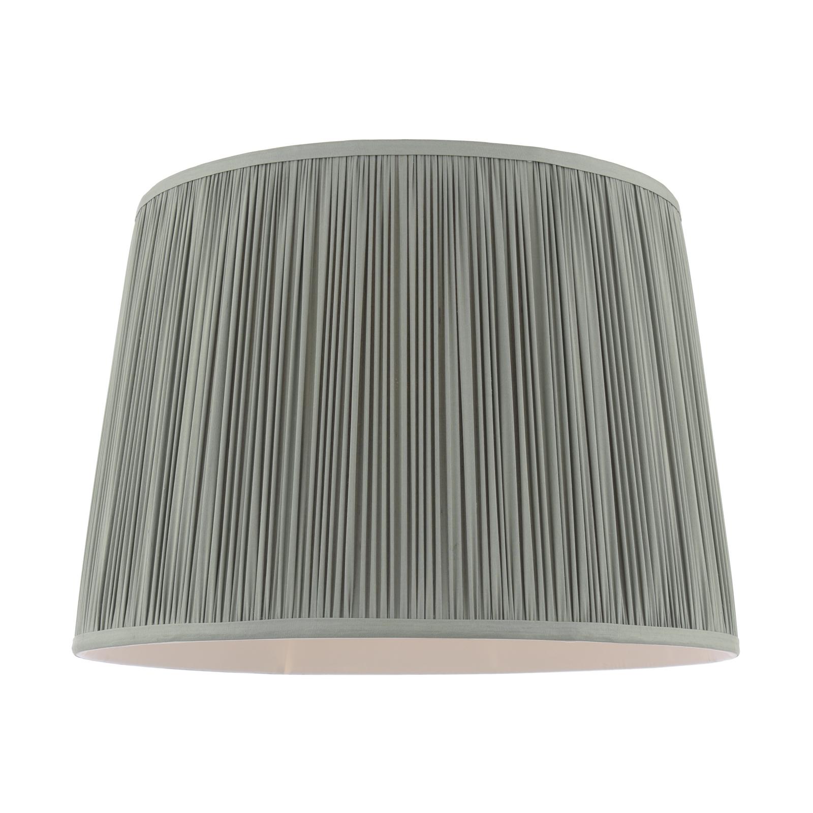 Laura Ashley Hemsley Green 100% Silk Tapered Drum Shade 40cm/16 inch