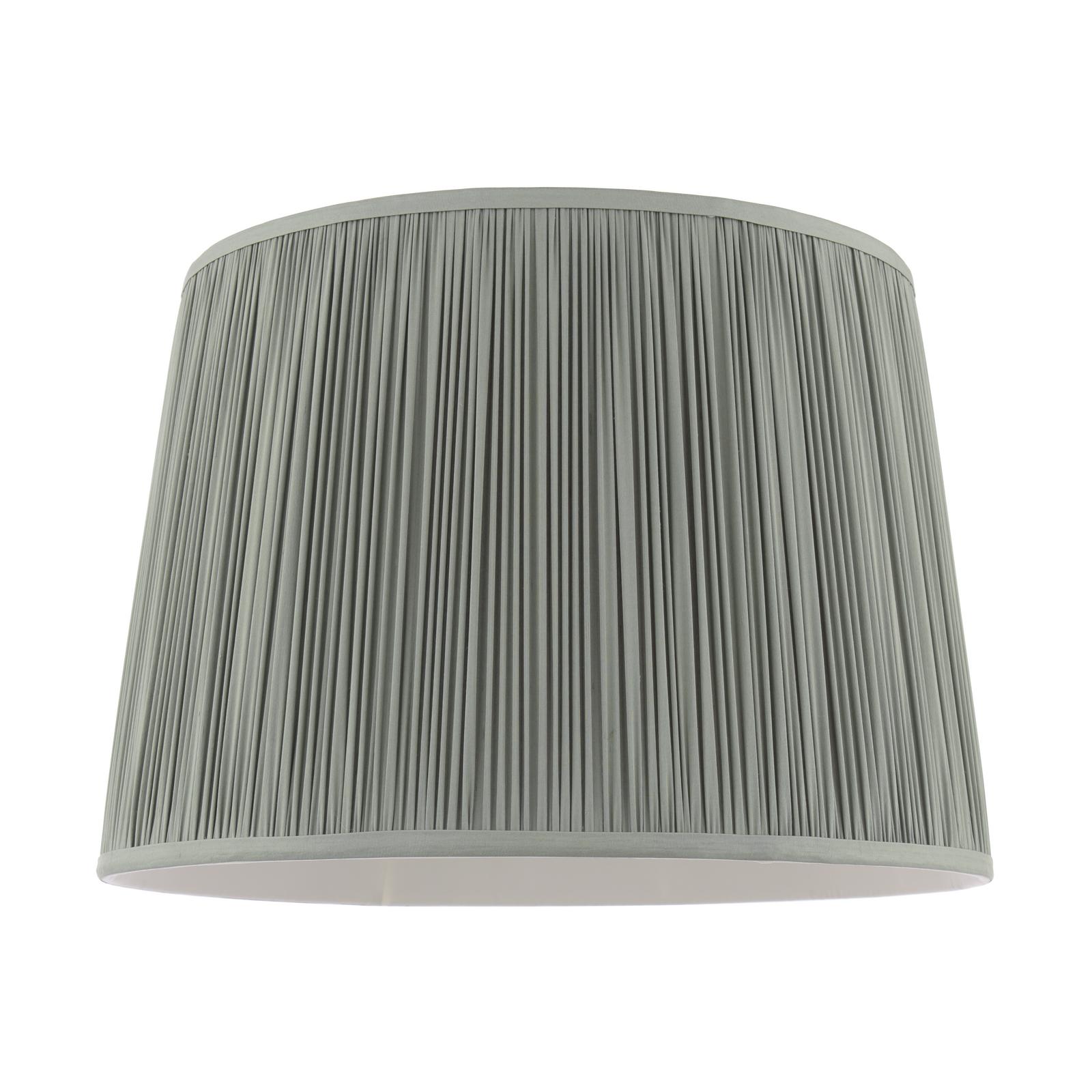 Laura Ashley Hemsley Green 100% Silk Tapered Drum Shade 40cm/16 inch