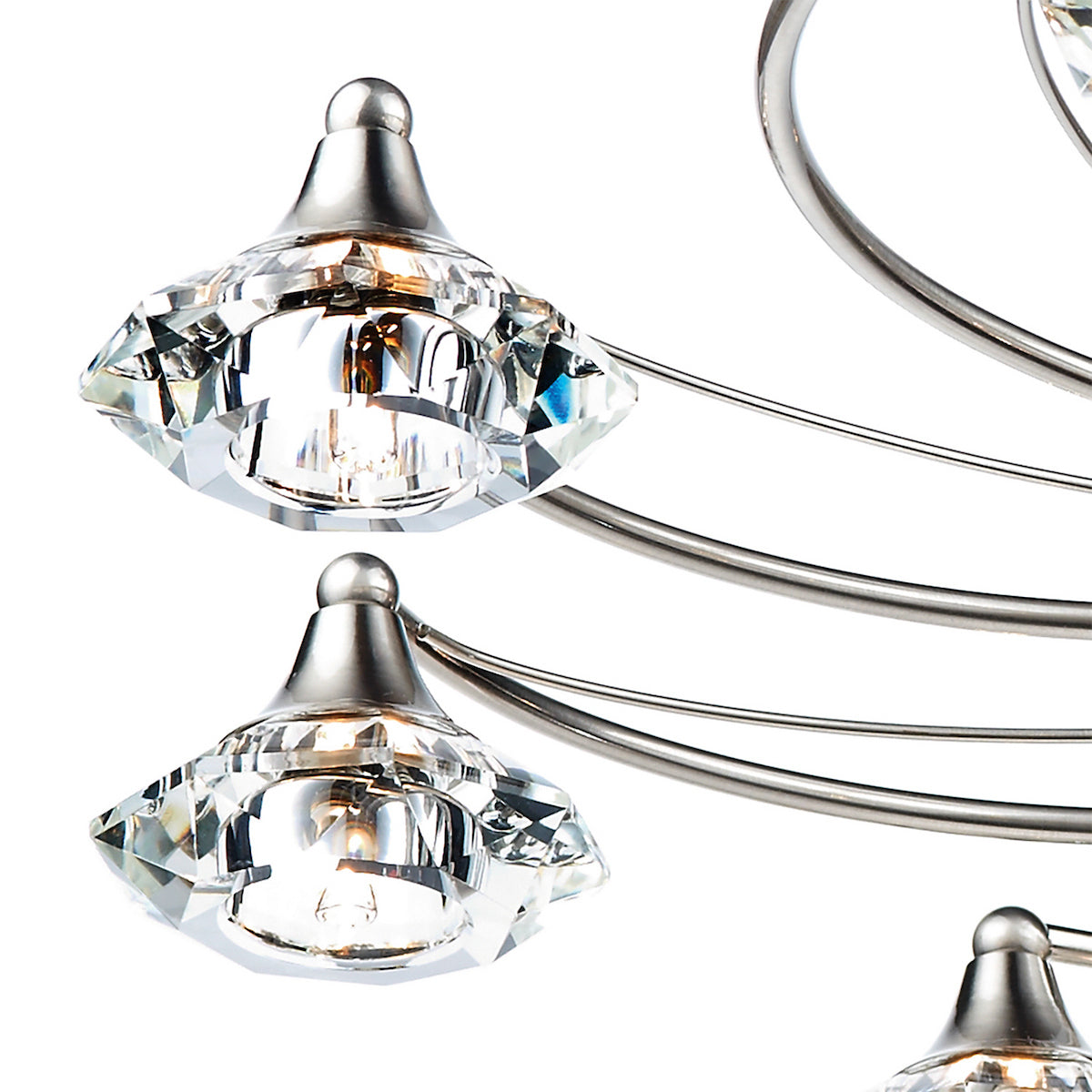 LUTHER 10LT SEMI FLUSH SAT CHR