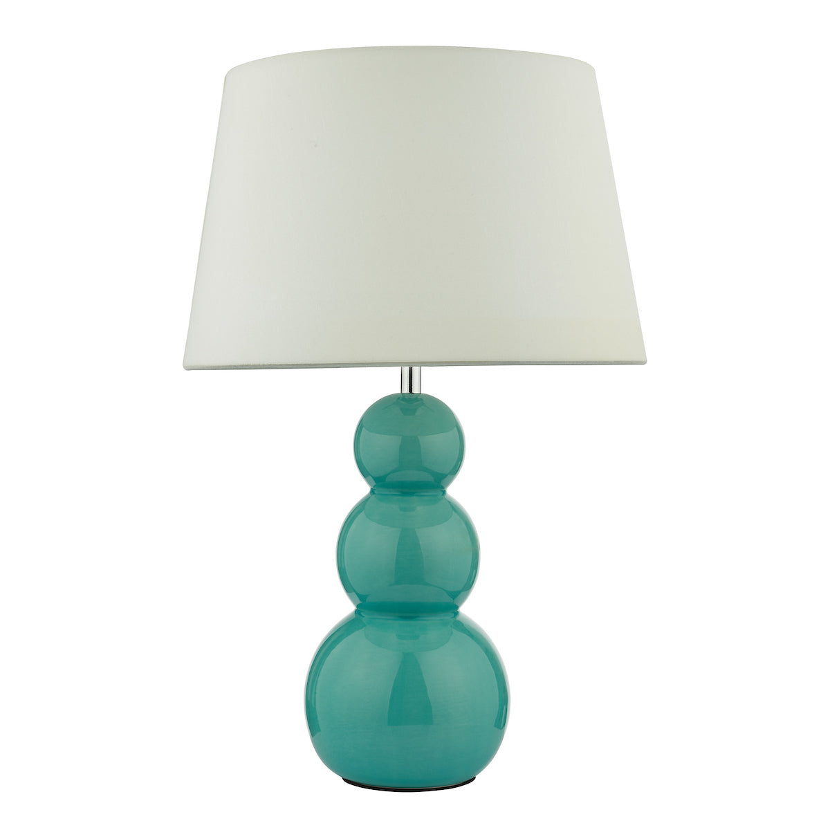 CEZANNE FAUX SILK DRUM SHADE 35CM WHITE