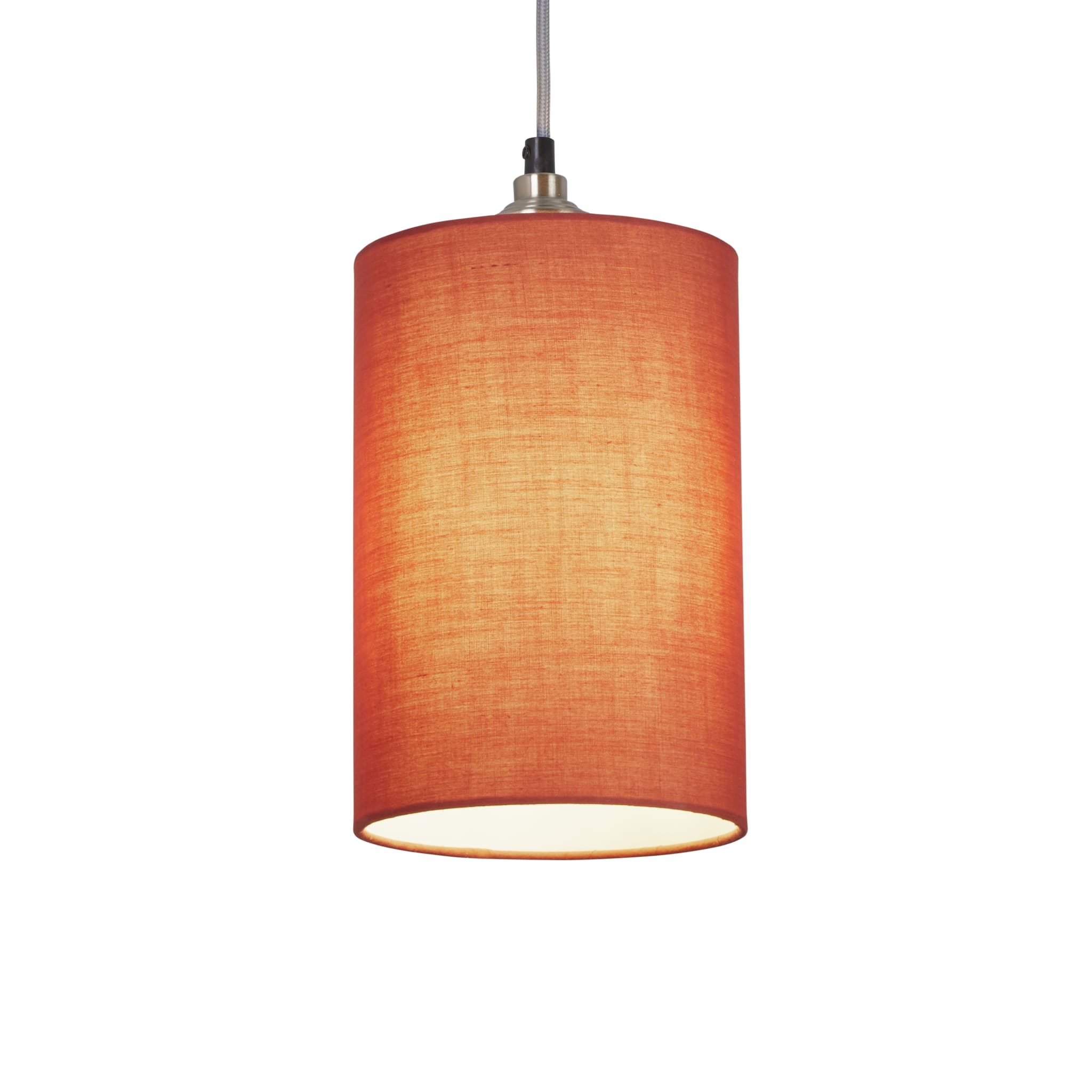 Clyde Cylinder Shade 16cm - Terracotta