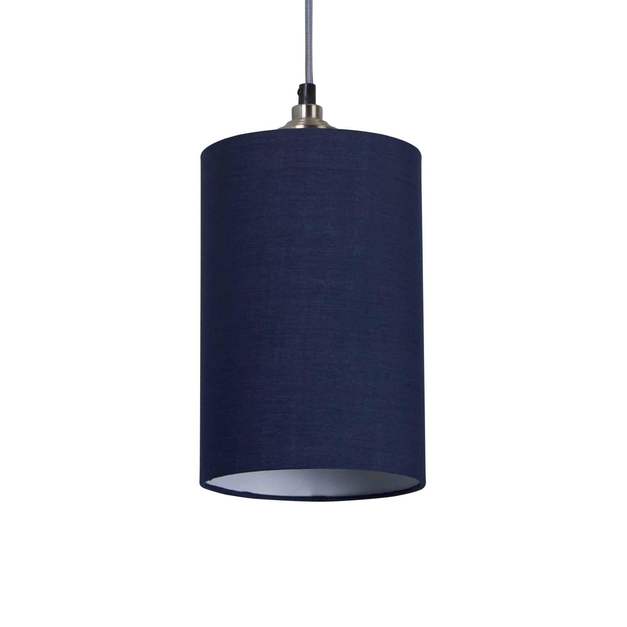 Clyde Cylinder Shade 16cm - Navy