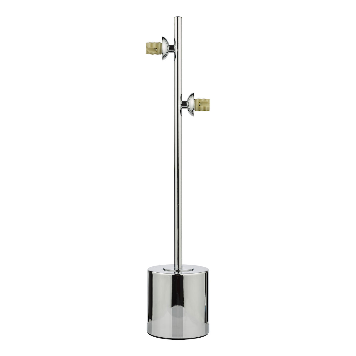 SPIRAL 2LT TABLE LAMP POLISHED CHROME FRAME ONLY