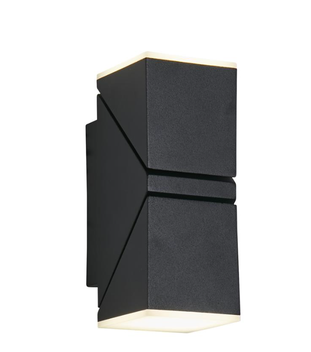 Montana LED Outdoor Wall Light, Black