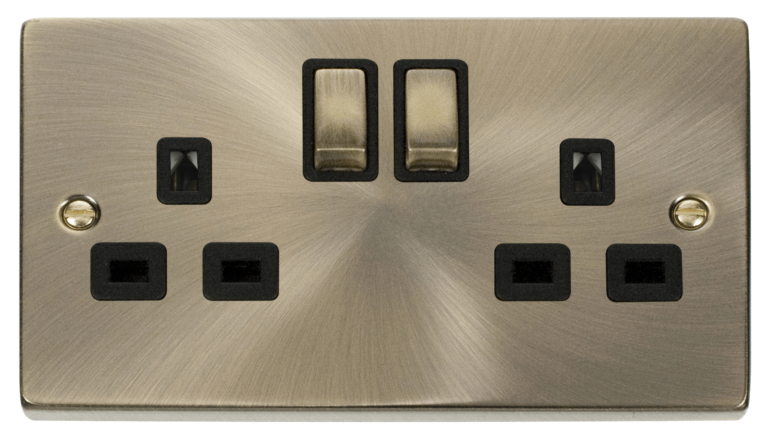 DECO 2G 250V 13A DP SW SS SKT ABBK