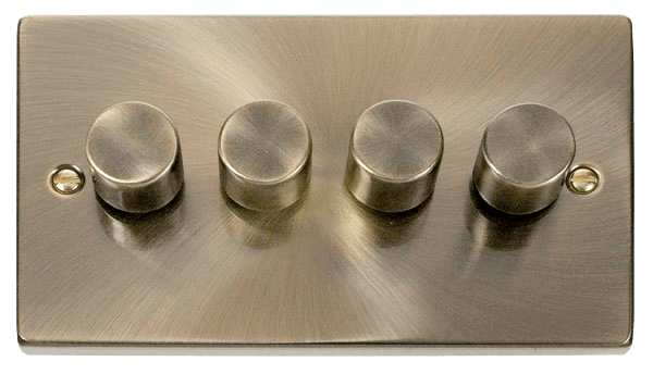 VPAB 4GANG 2WAY 75W LED DIMMER SWITCH