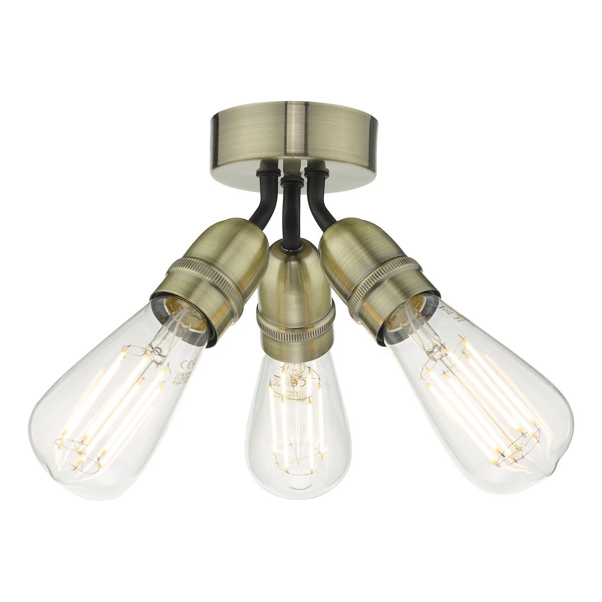 YAO 3LT FLUSH ANTIQUE BRASS