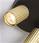 Anna Triple GU10 Fluted Spotlight, Anodised Gold