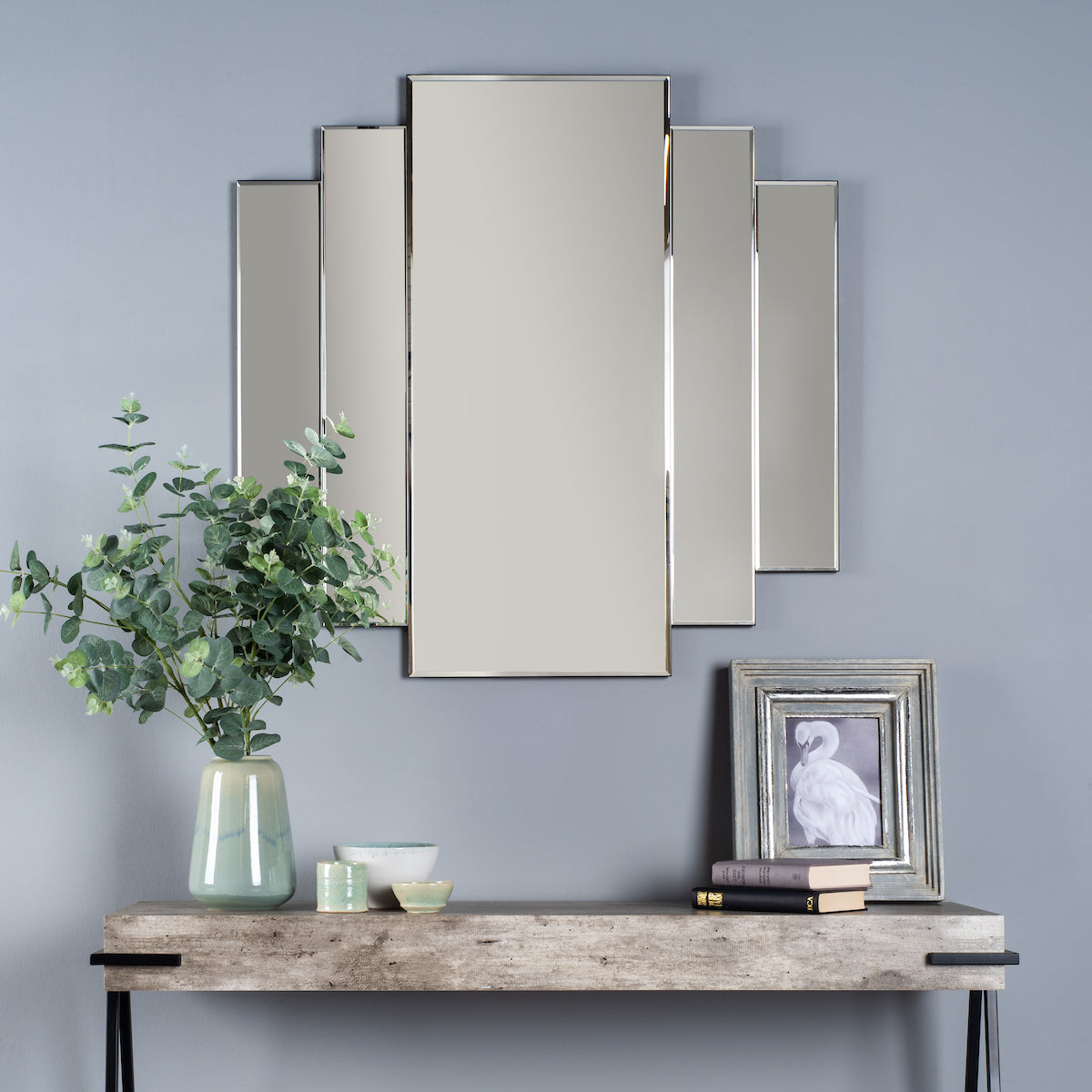 ODEON RECTANGLE STEPPED MIRROR 888MM X 888MM