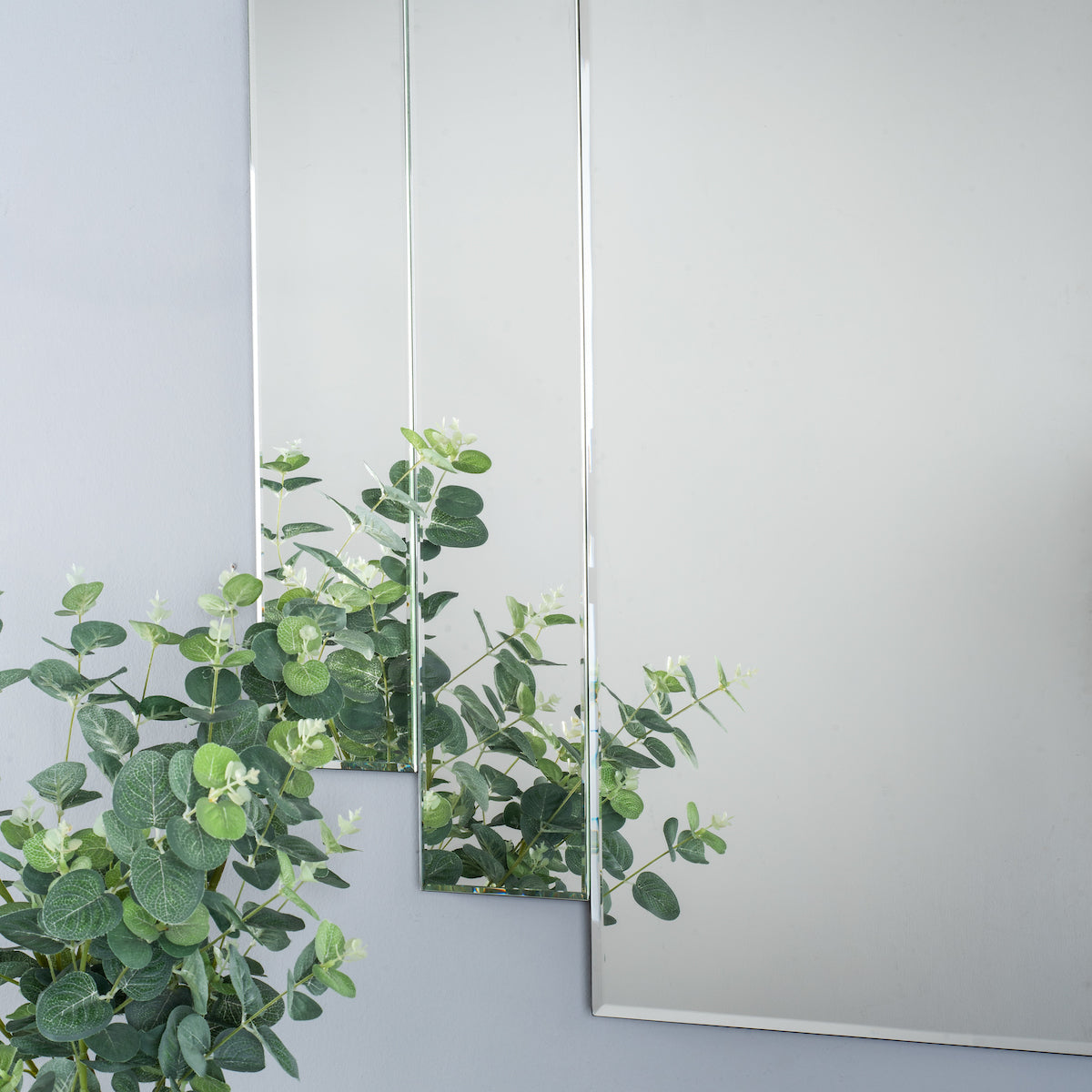 ODEON RECTANGLE STEPPED MIRROR 888MM X 888MM