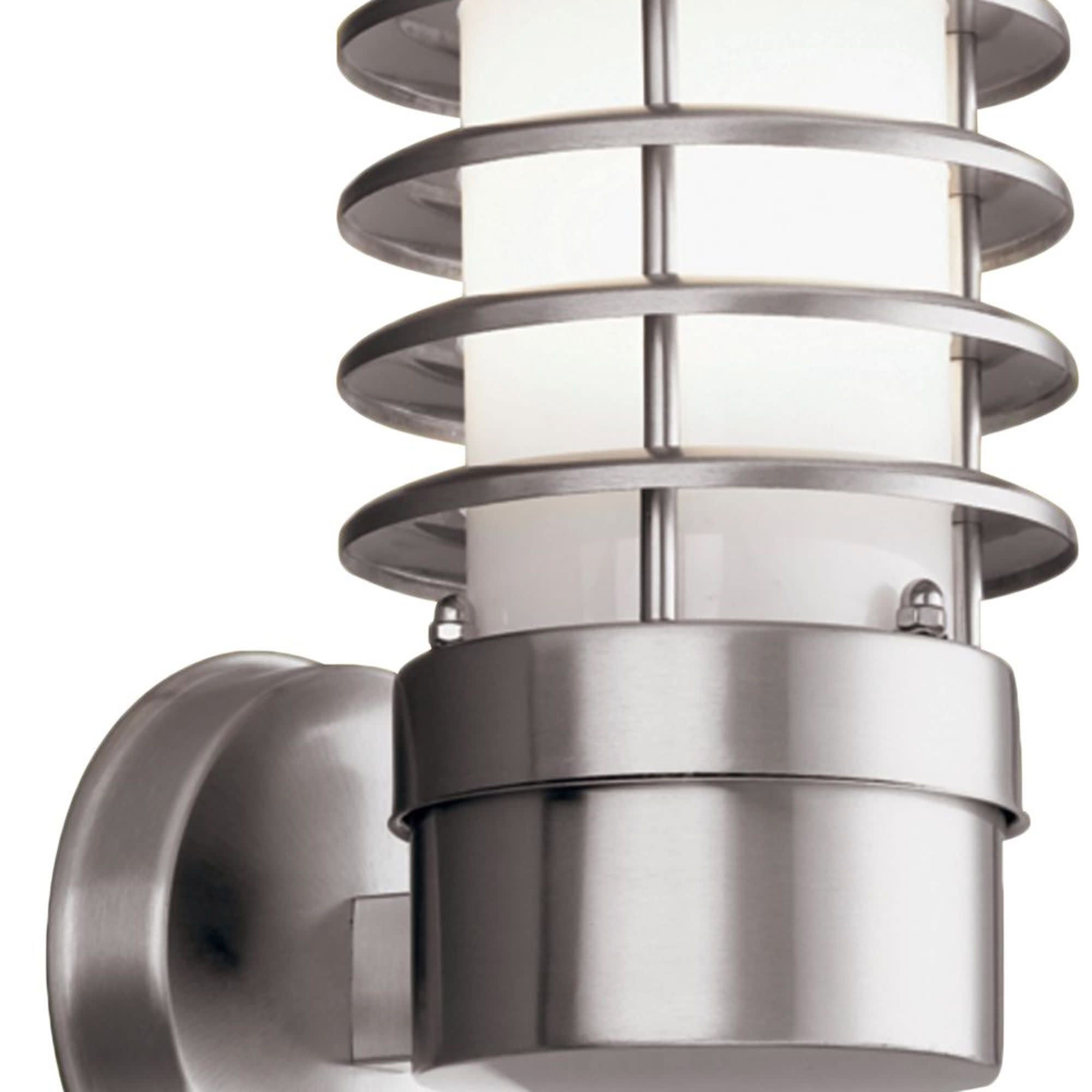 Louvre Outdoor Wall Light - Steel Metal & Polycarbonate