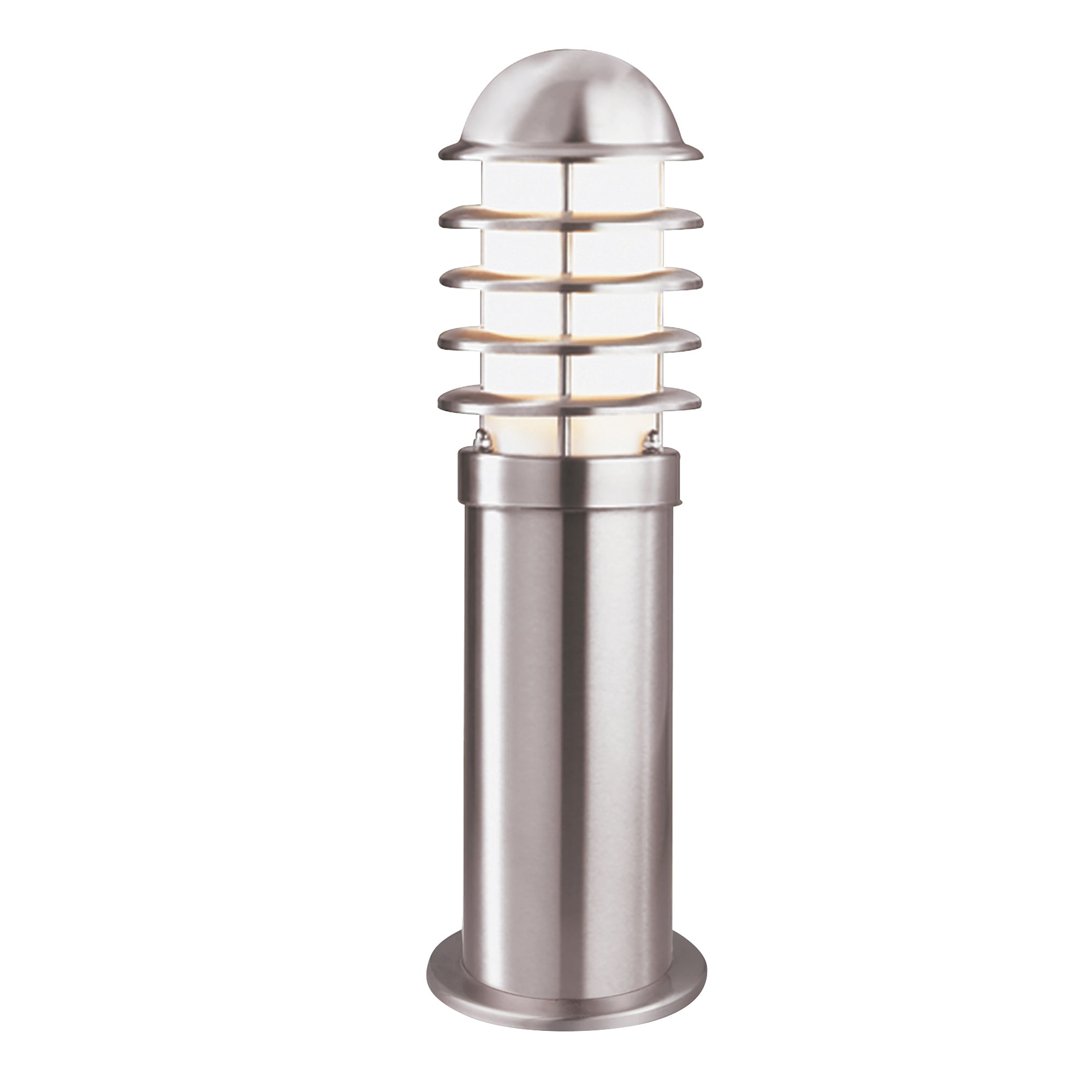 Louvre Outdoor Post - Stainless Steel Metal & Polycarbonate 450mm