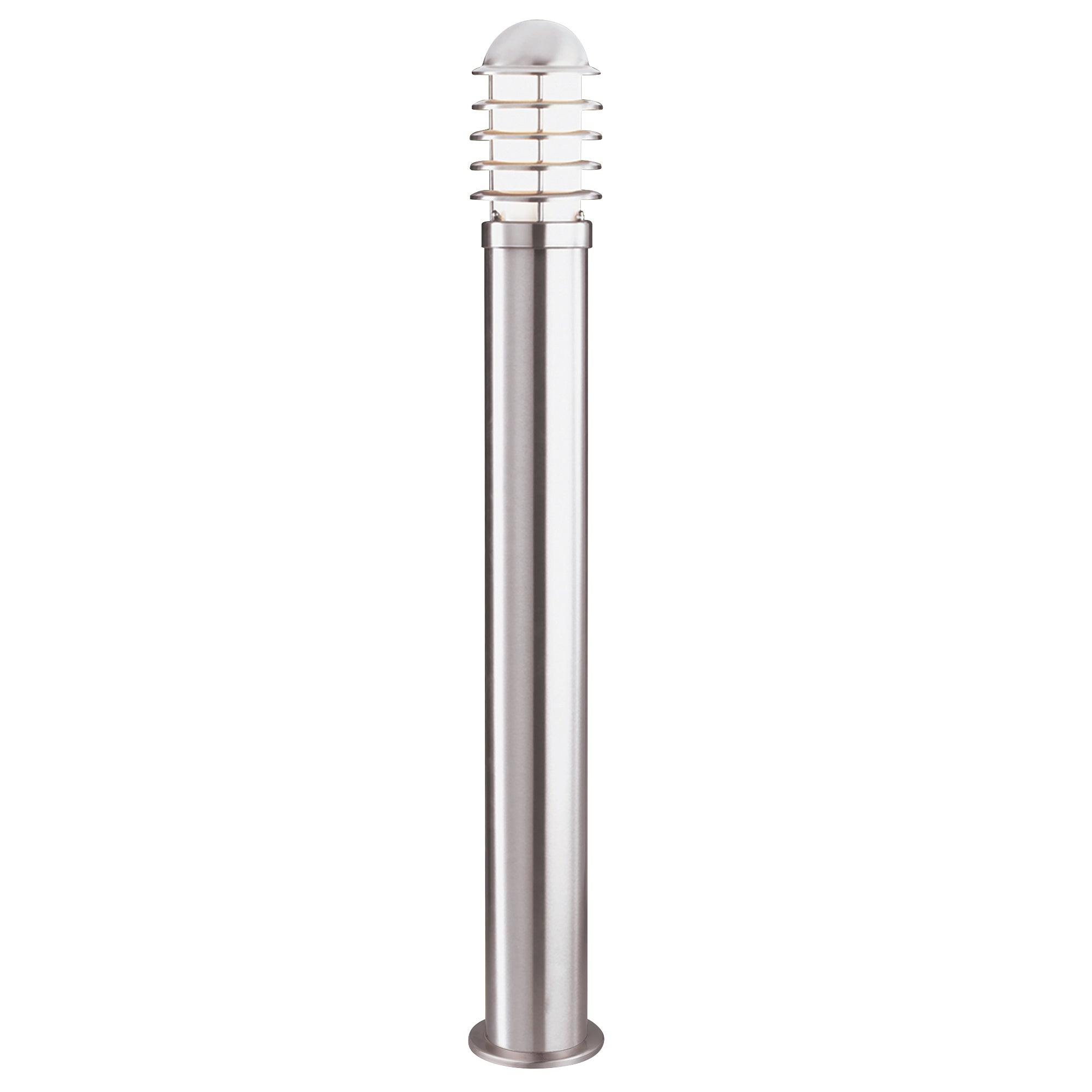 Louvre Outdoor Post - Stainless Steel Metal & Polycarbonate 900mm