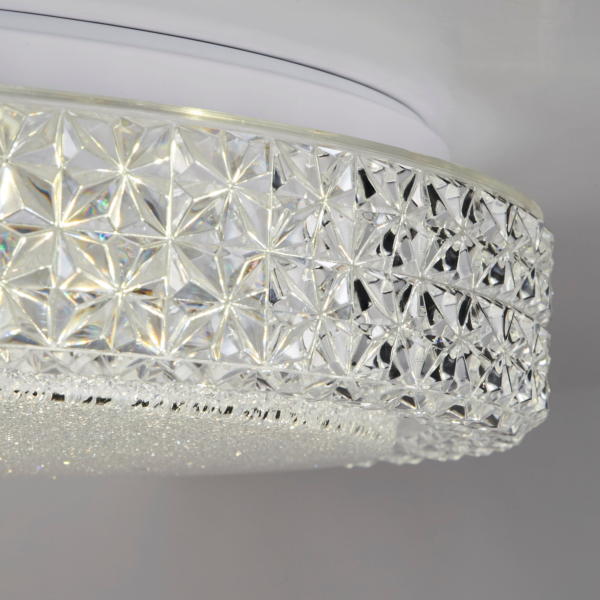 LUX & BELLE TEMPERATURE COLOUR CHANGE CEILLING FLUSH-ACRYLIC