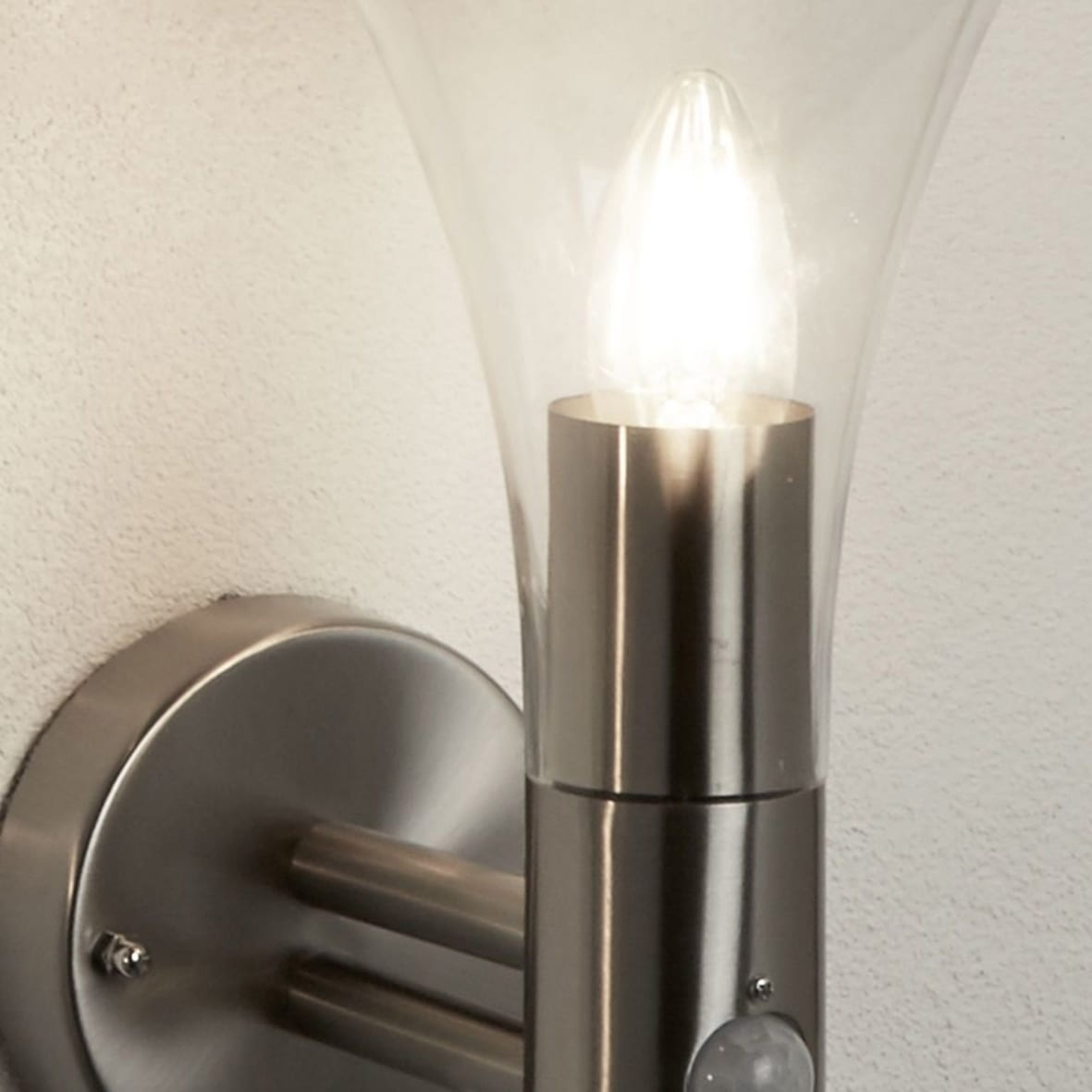 Strand Outdoor Wall Light - Stainless Steel & Polycarbonate