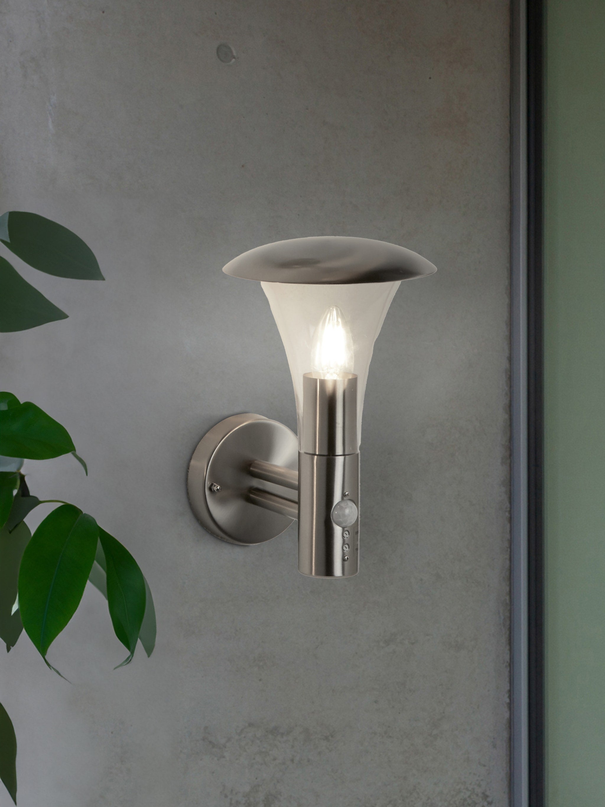 Strand Outdoor Wall Light - Stainless Steel & Polycarbonate
