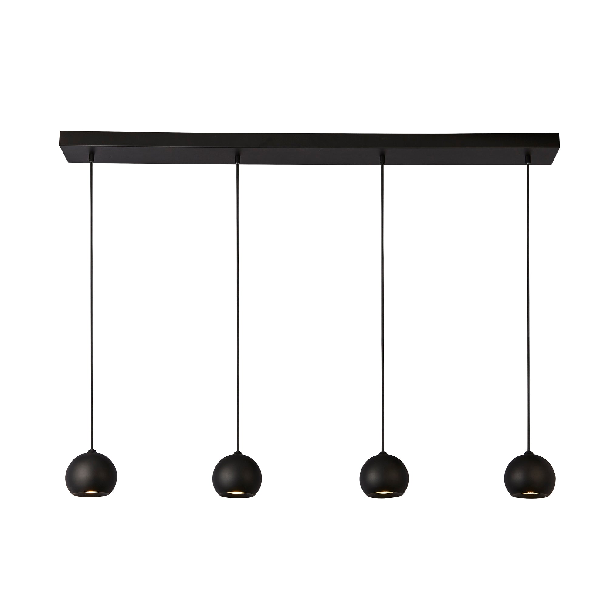 Eindhoven Bar Pendant - Sand Black Metal