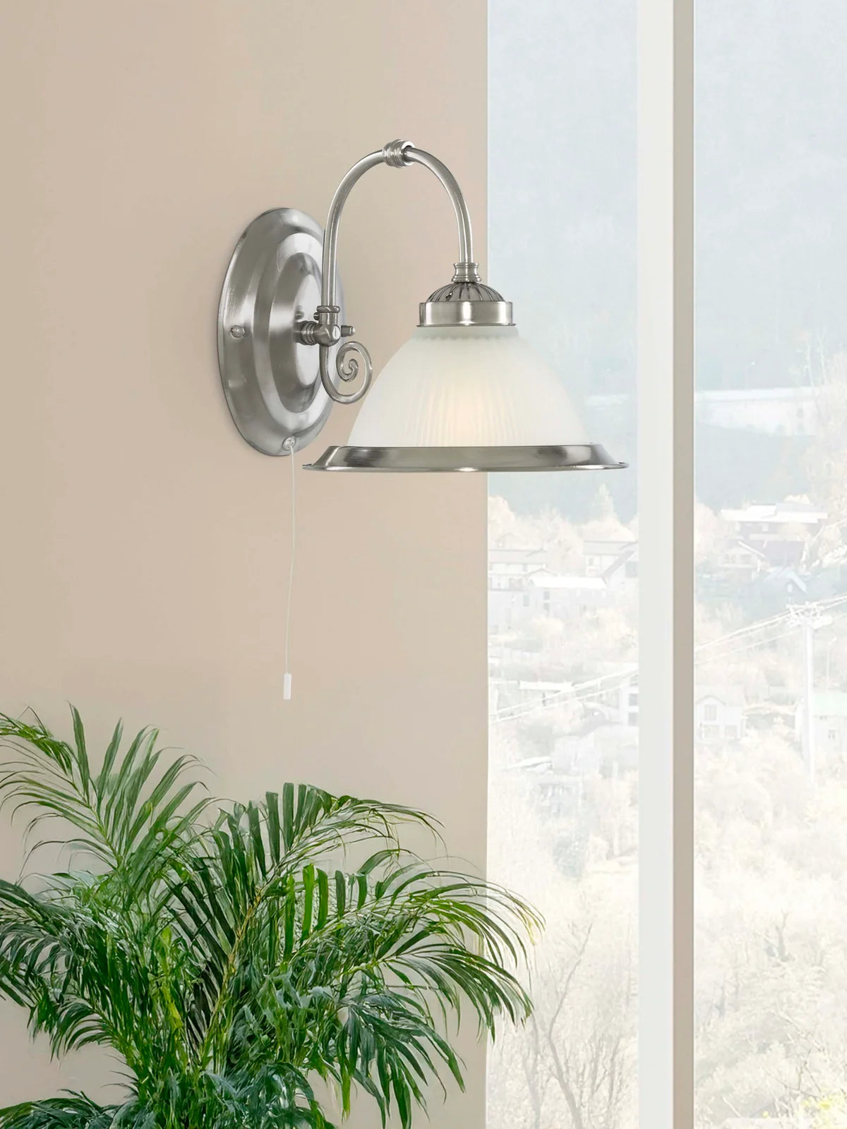 American Diner Wall Light - Glass