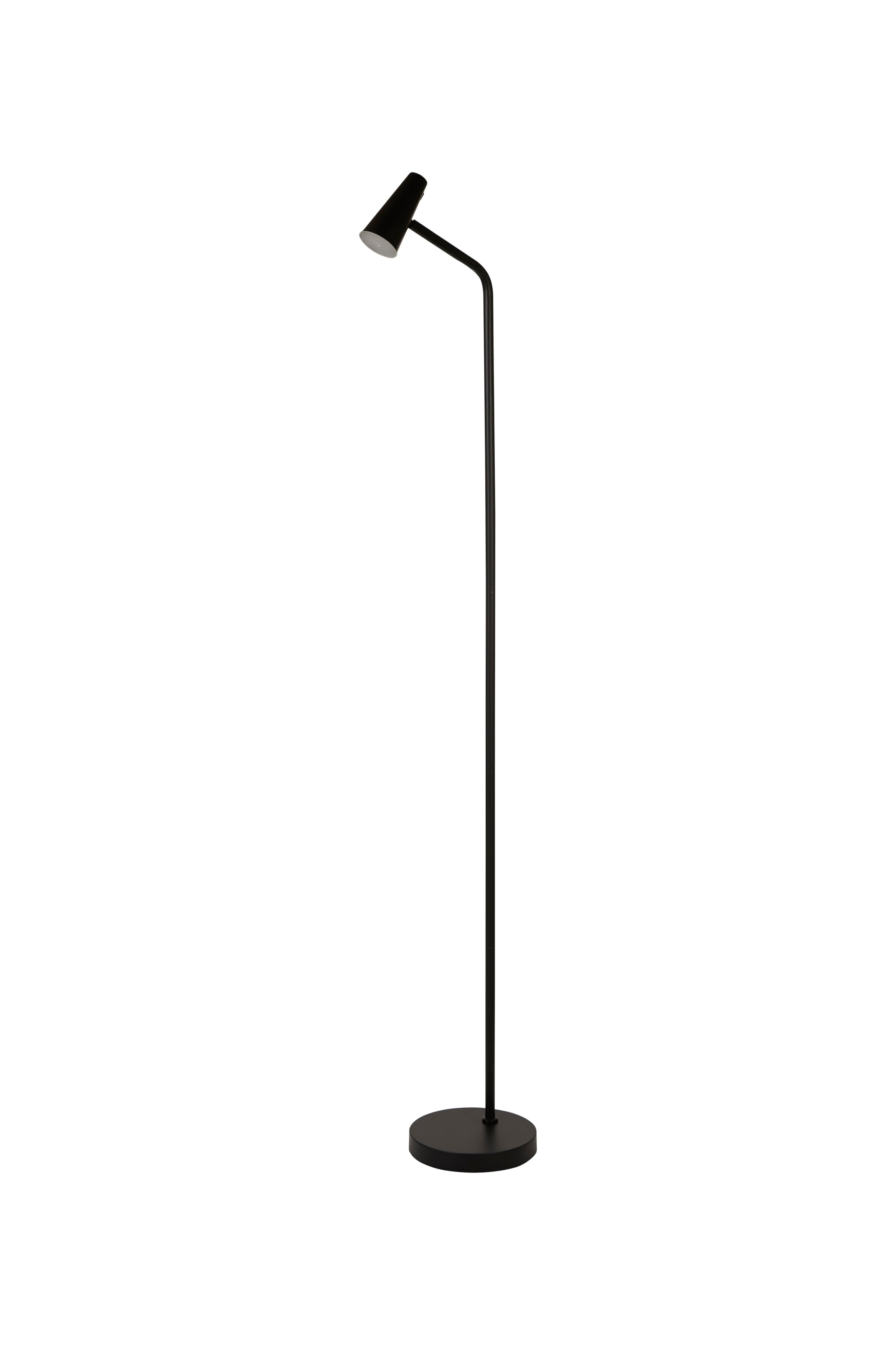 Rechargeable Floor Lamp, Black Metal
