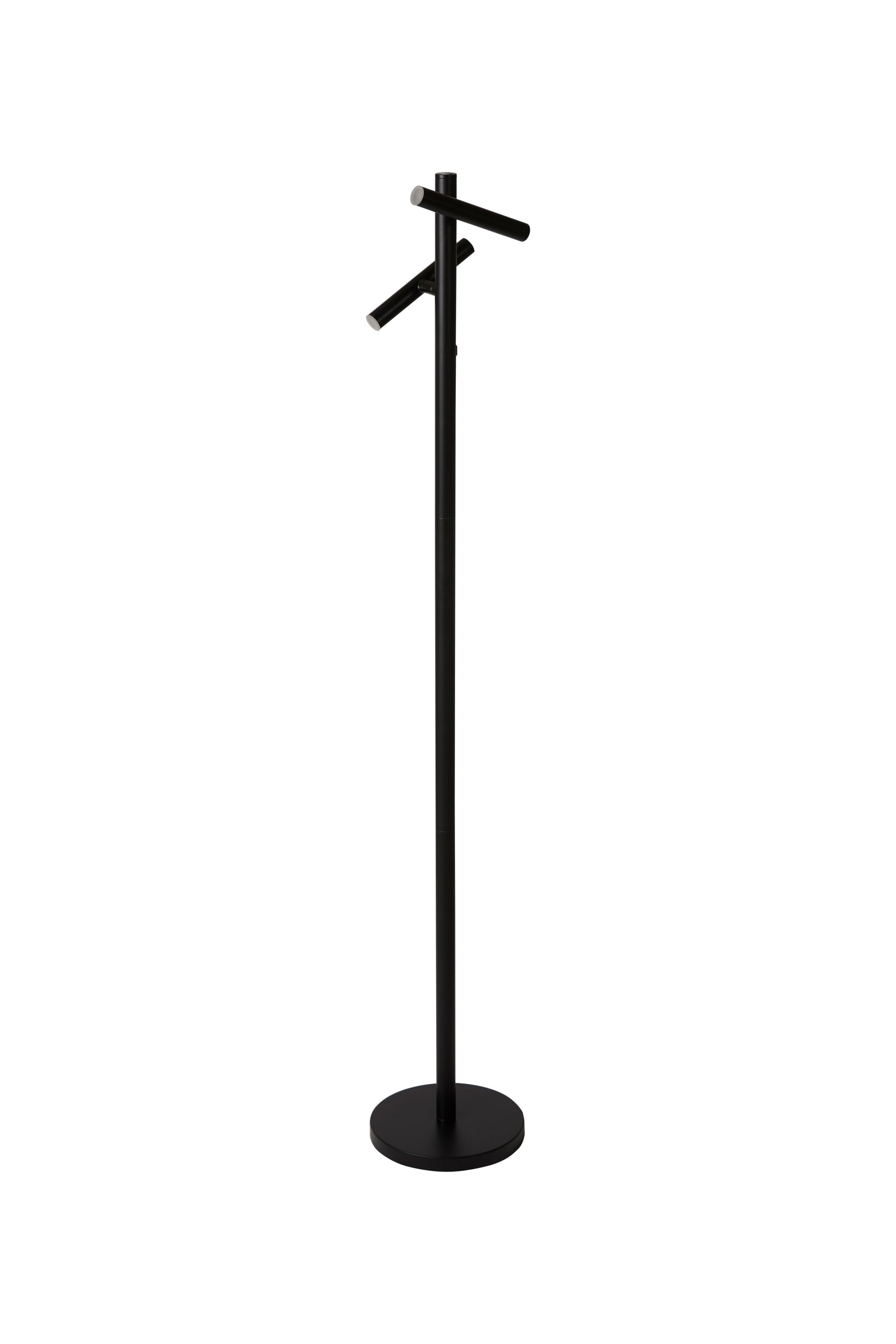 Rechargeable 2Lt Floor Lamp, Black Metal